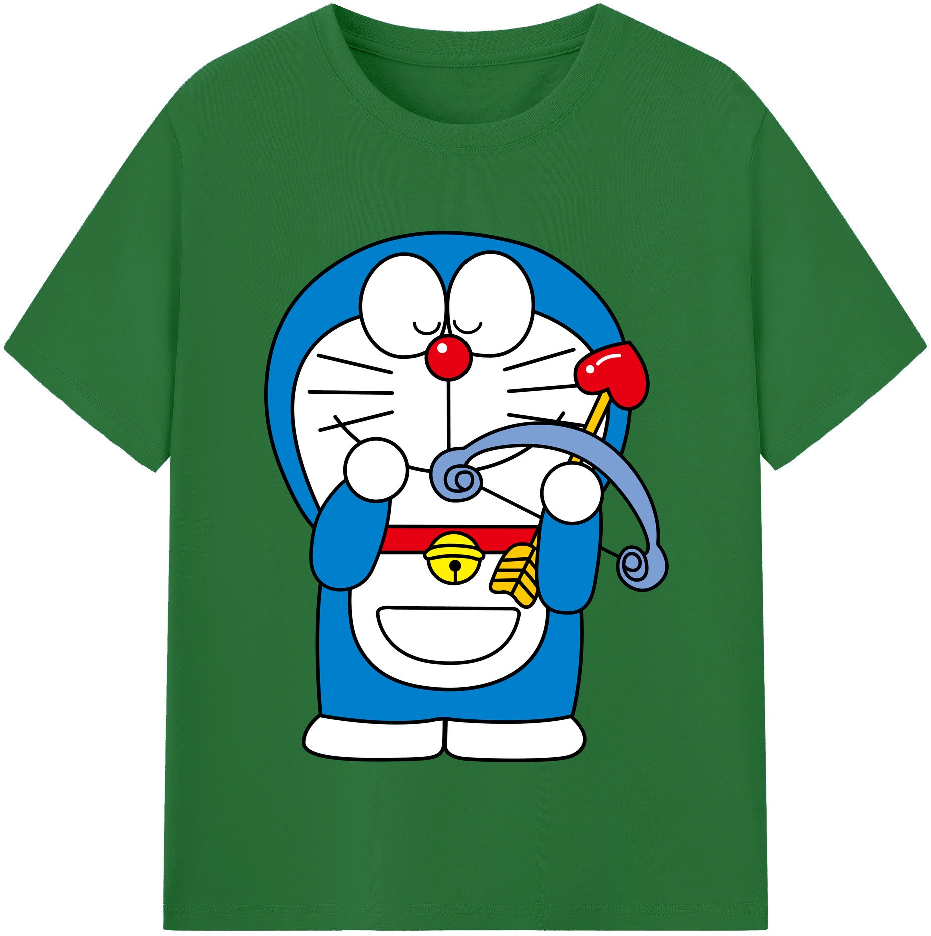 （画像用） ドラえもん Doraemon 綿100％半袖Tシャツ（フロントプリント）