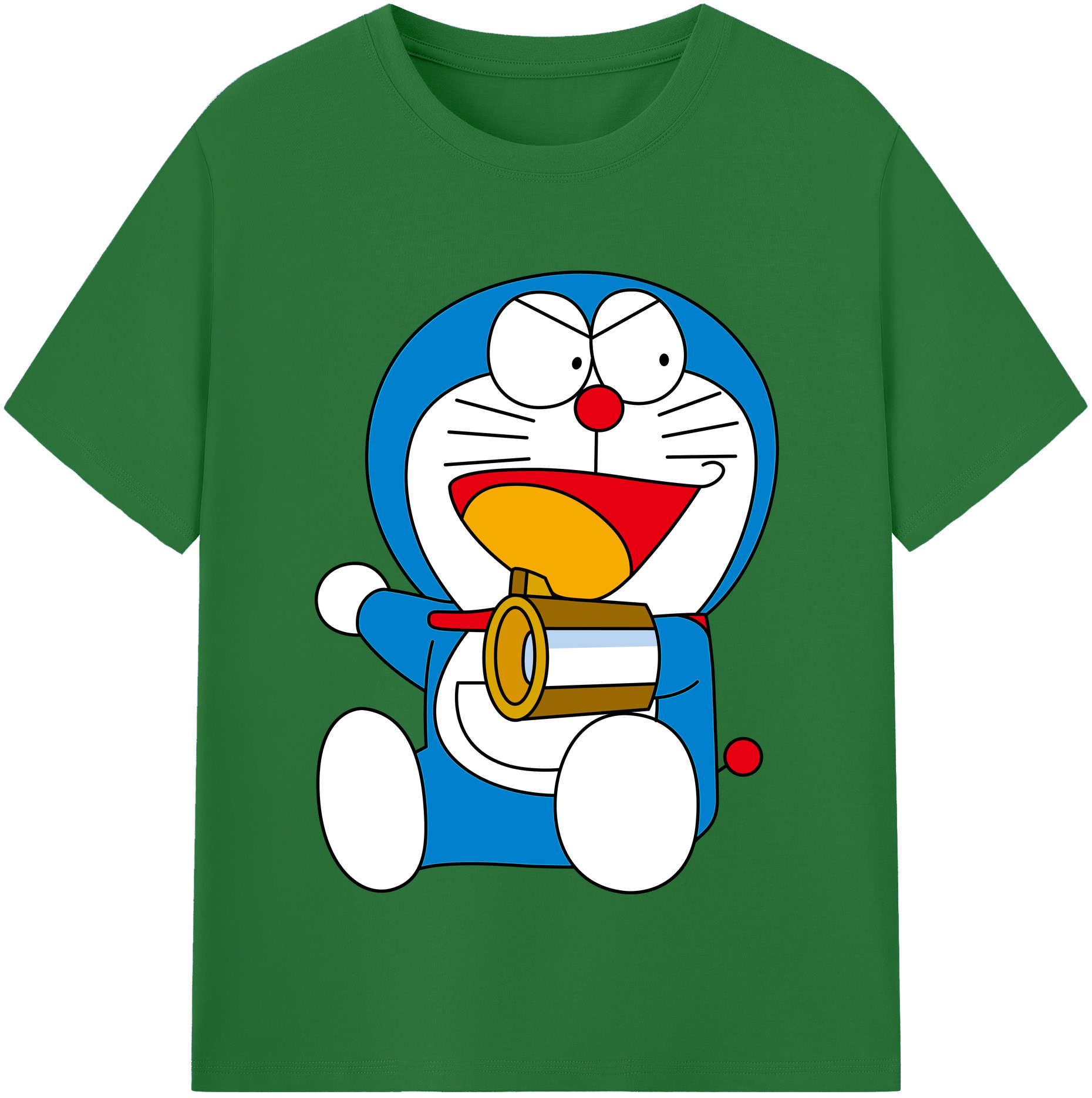 （画像用） ドラえもん Doraemon 綿100％半袖Tシャツ（フロントプリント）