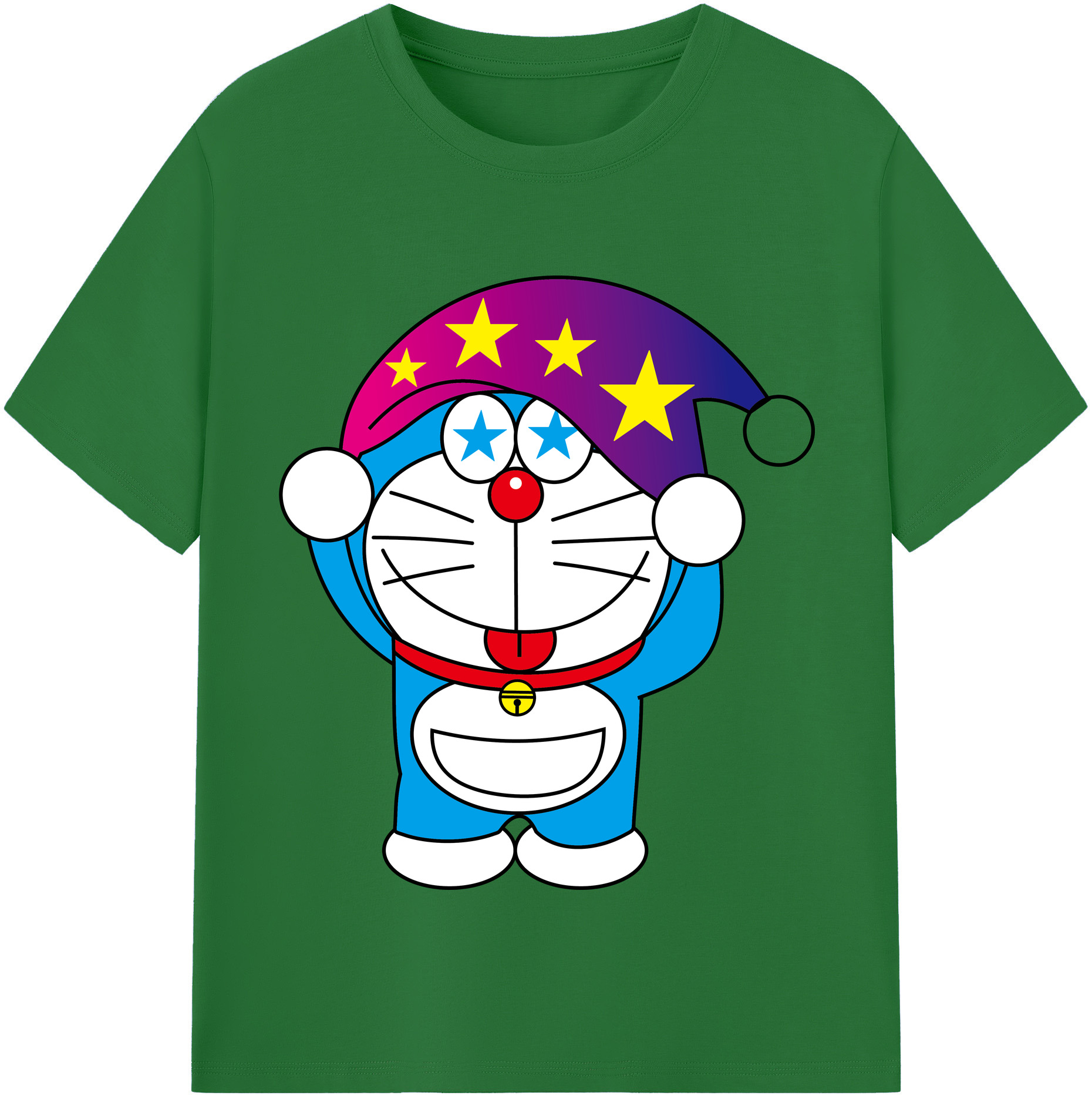 （画像用） ドラえもん Doraemon 綿100％半袖Tシャツ（フロントプリント）