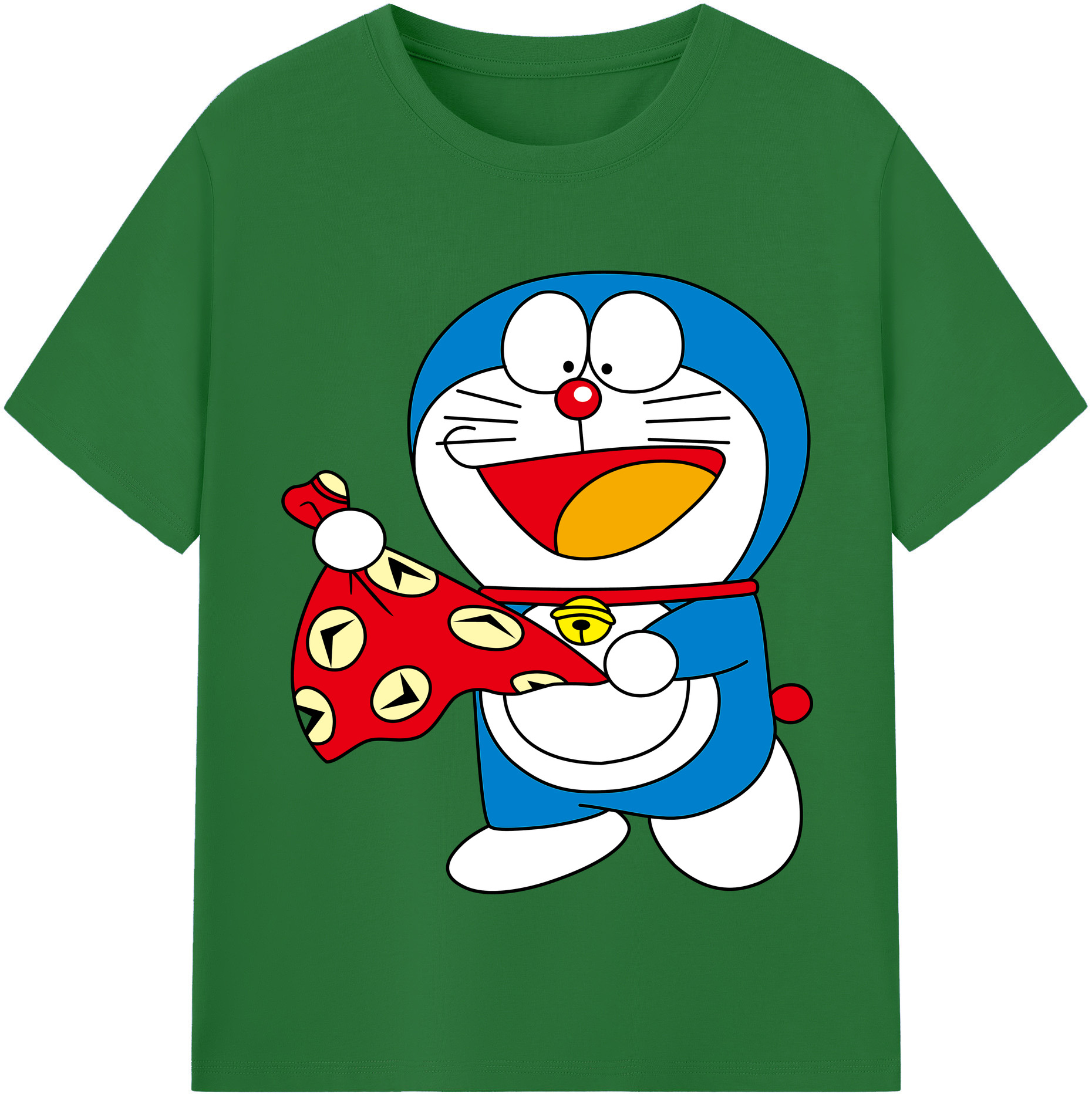 （画像用） ドラえもん Doraemon 綿100％半袖Tシャツ（フロントプリント）