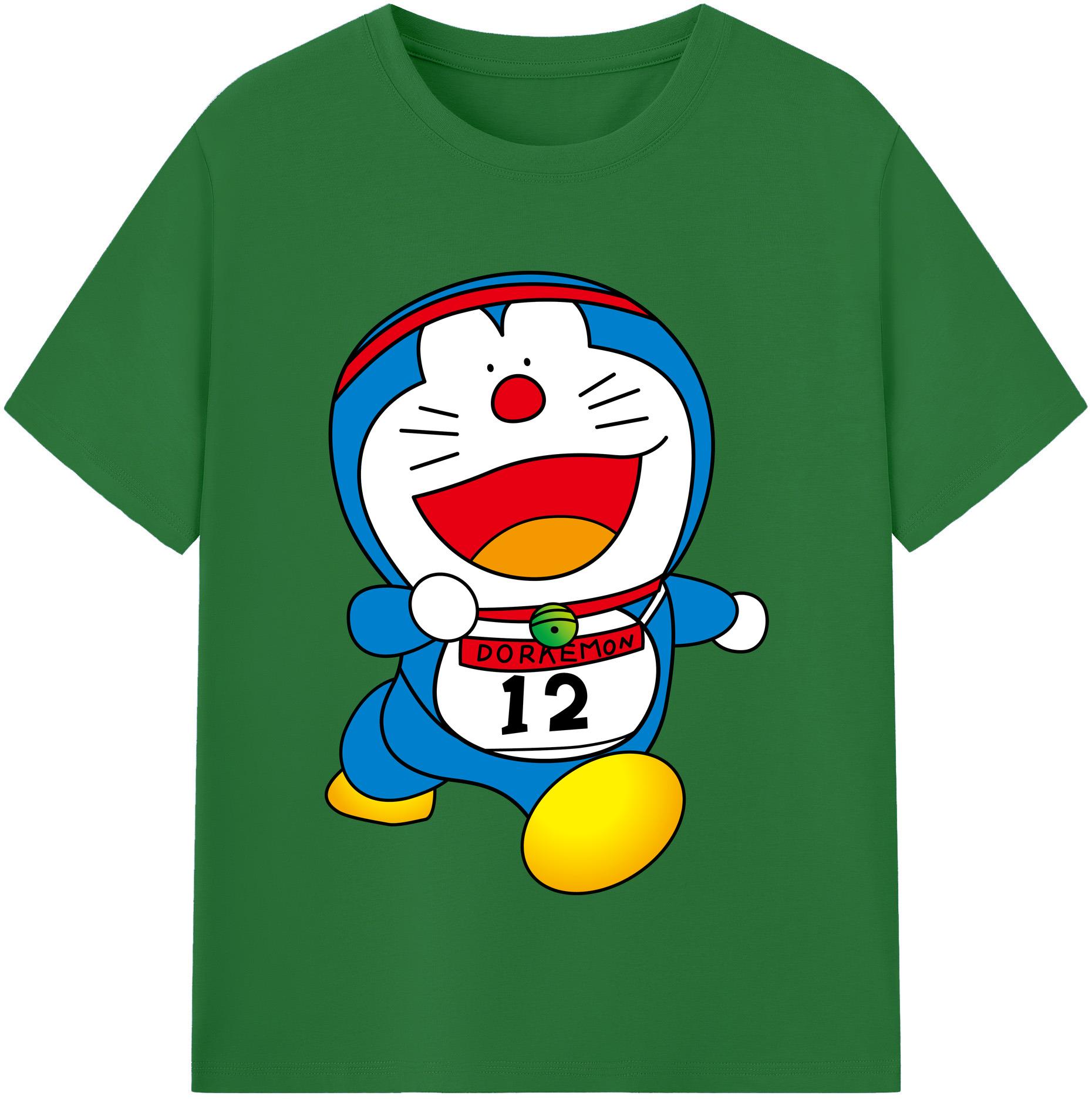 （画像用） ドラえもん Doraemon 綿100％半袖Tシャツ（フロントプリント）