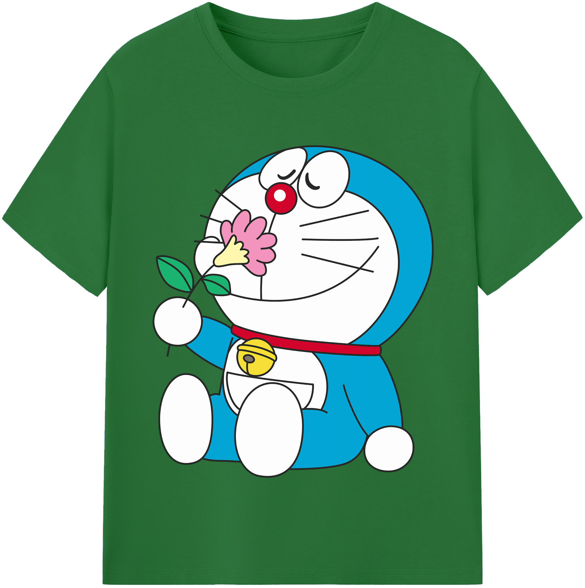 （画像用） ドラえもん Doraemon 綿100％半袖Tシャツ（フロントプリント）