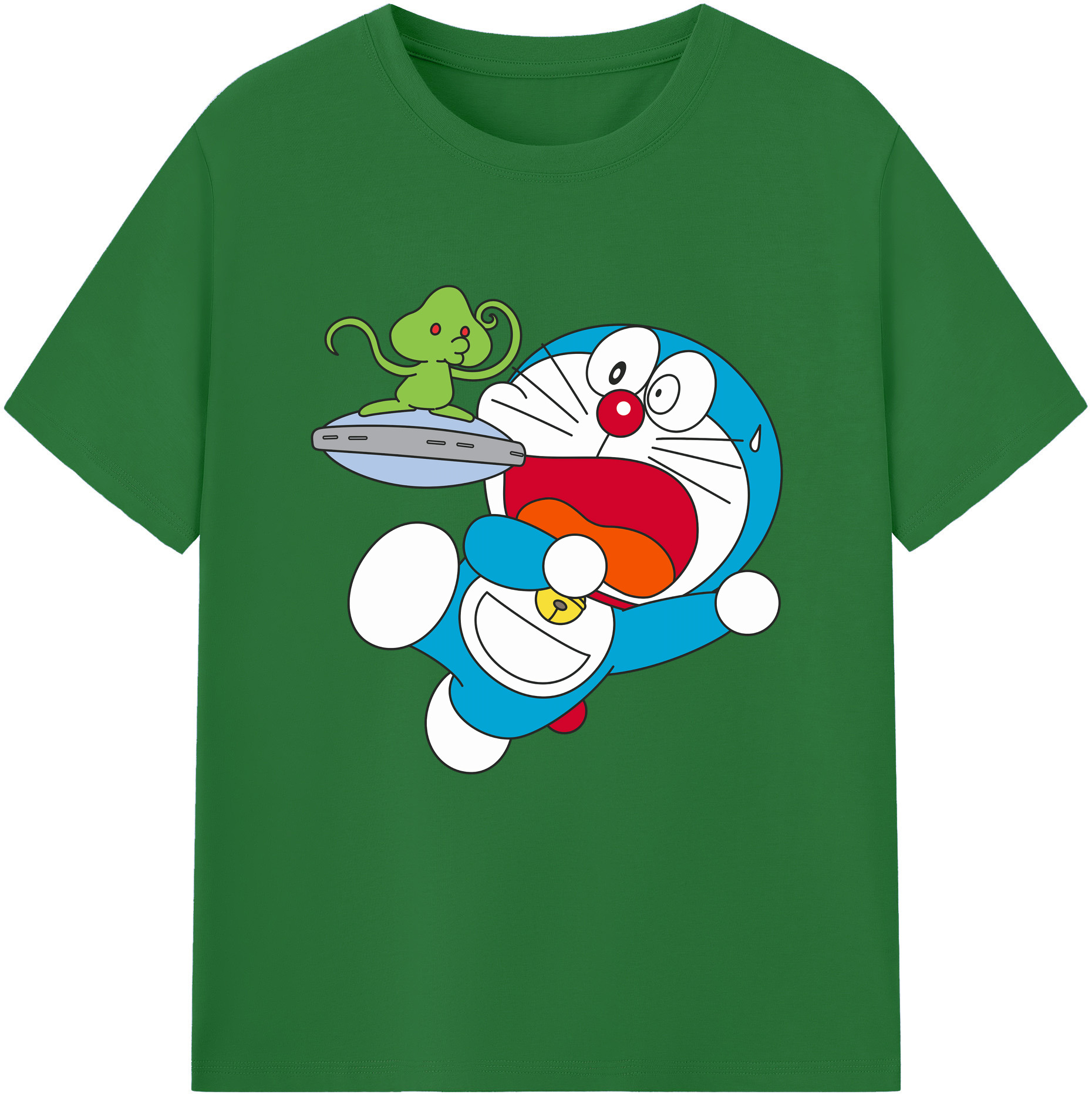 （画像用） ドラえもん Doraemon 綿100％半袖Tシャツ（フロントプリント）