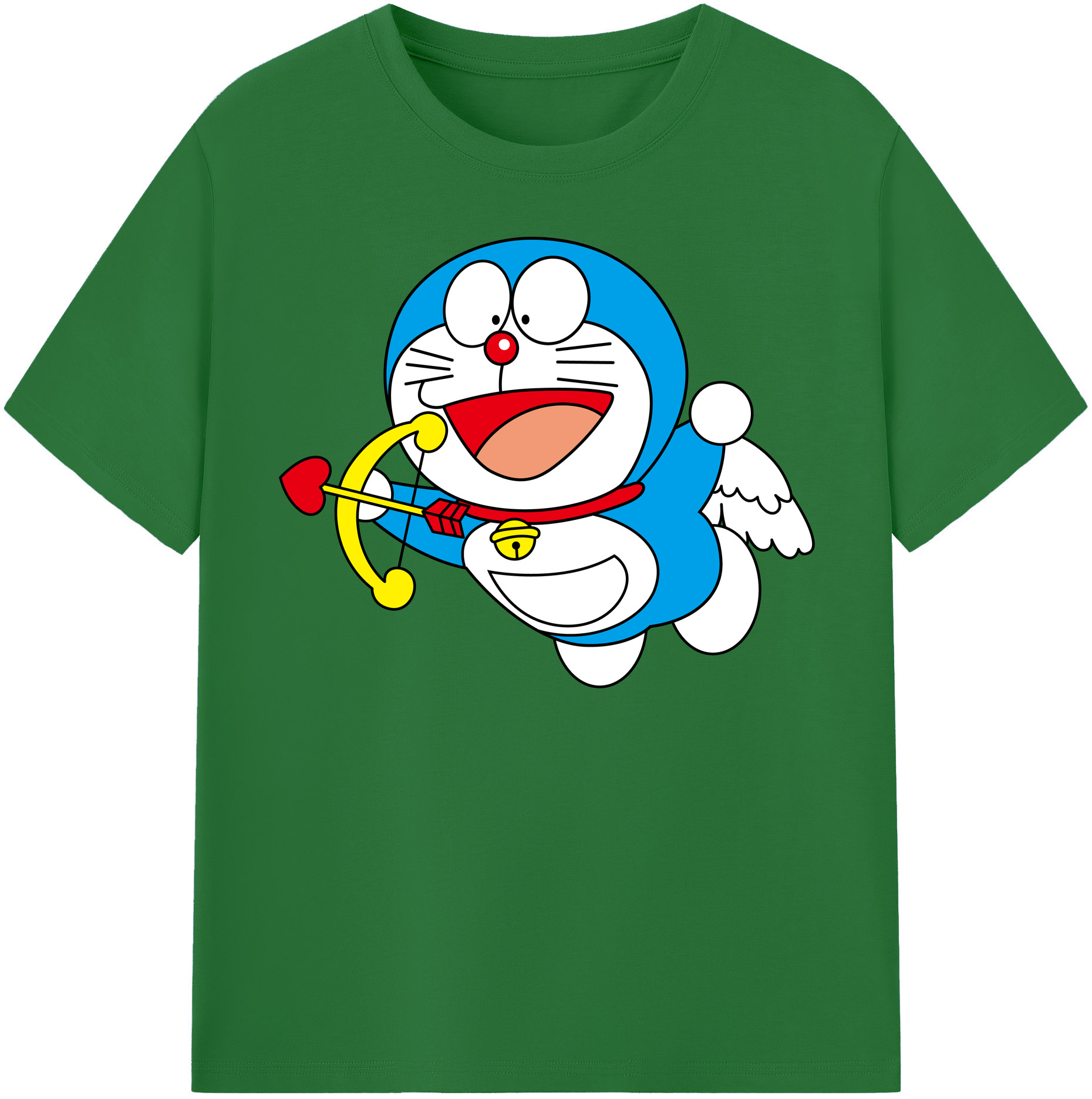 （画像用） ドラえもん Doraemon 綿100％半袖Tシャツ（フロントプリント）