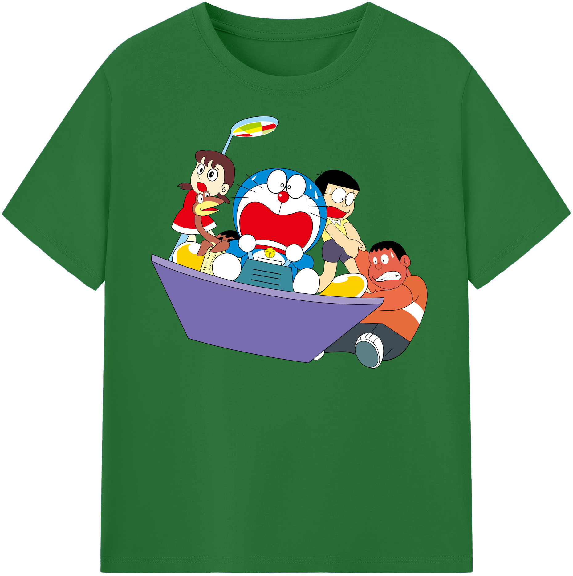（画像用） ドラえもん Doraemon 綿100％半袖Tシャツ（フロントプリント）