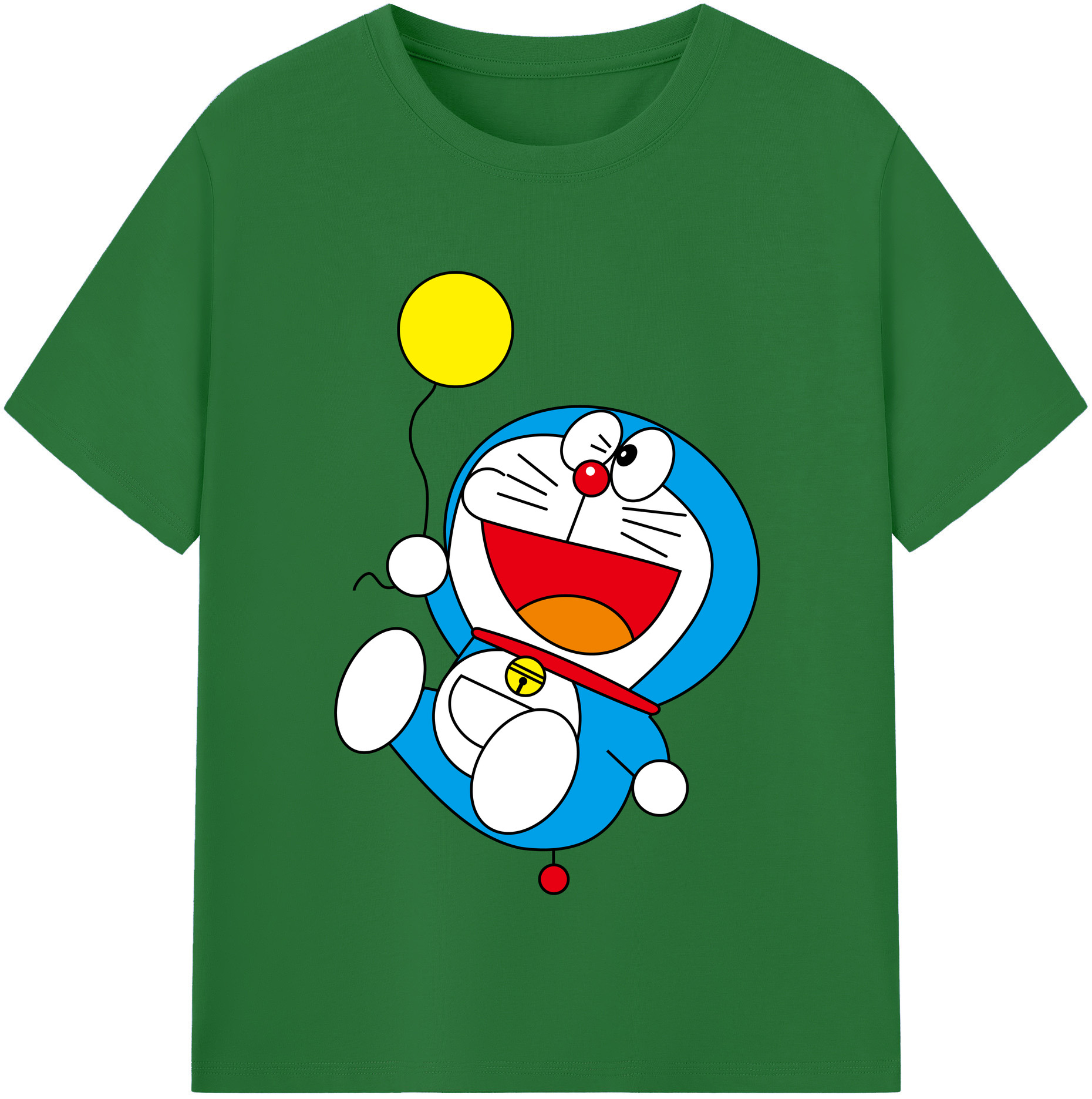 （画像用） ドラえもん Doraemon 綿100％半袖Tシャツ（フロントプリント）
