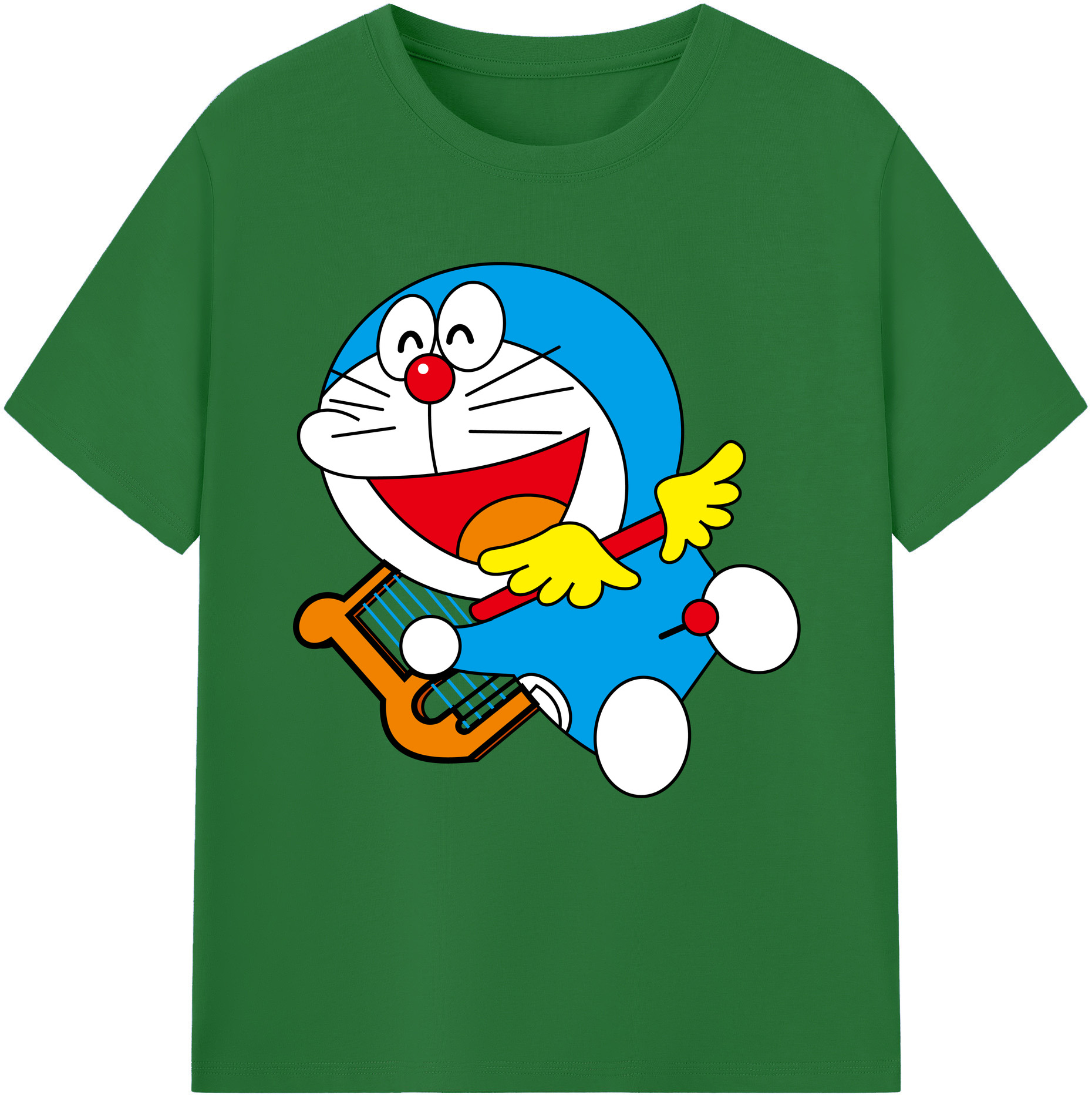 （画像用） ドラえもん Doraemon 綿100％半袖Tシャツ（フロントプリント）