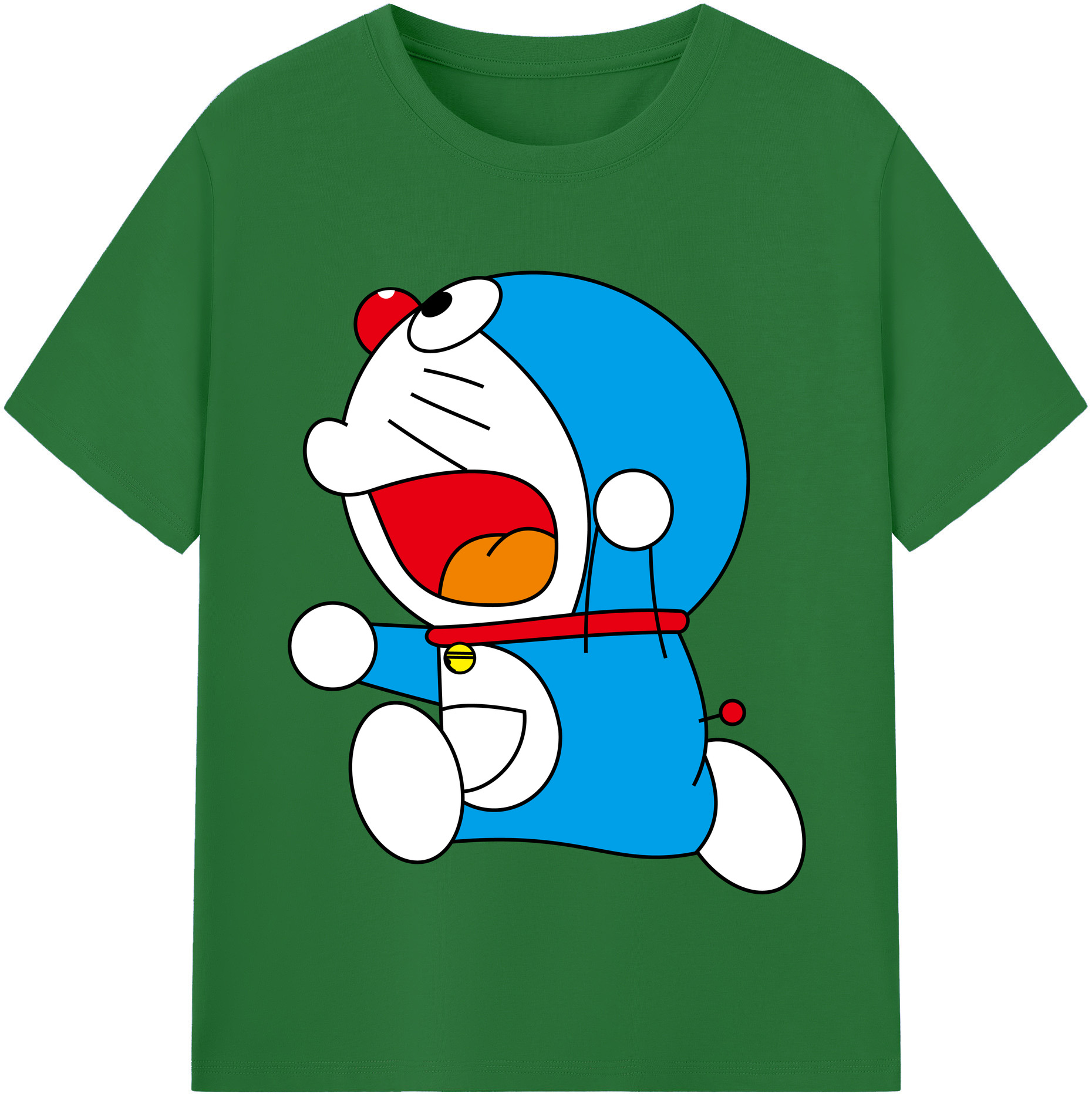 （画像用） ドラえもん Doraemon 綿100％半袖Tシャツ（フロントプリント）