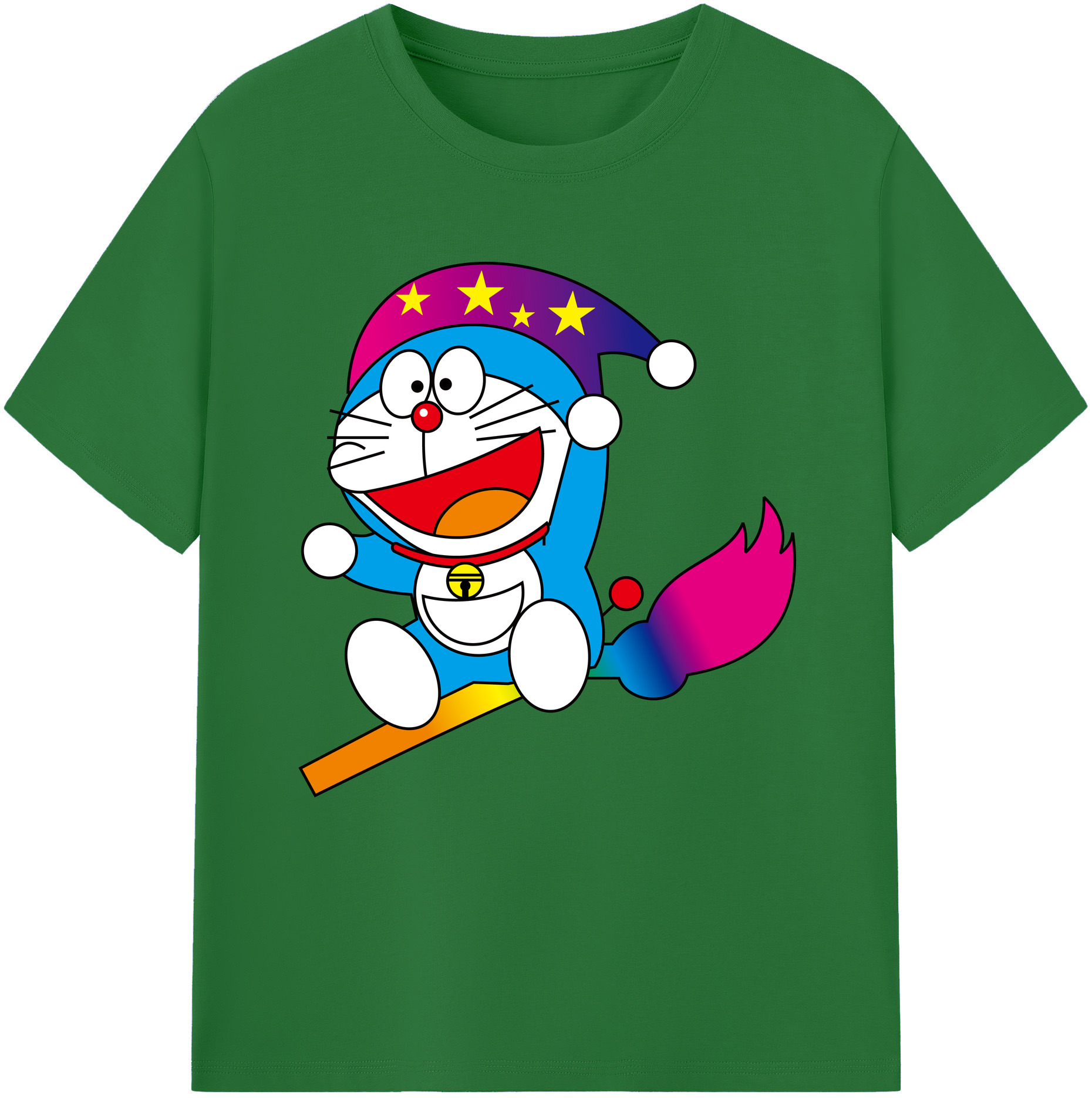 （画像用） ドラえもん Doraemon 綿100％半袖Tシャツ（フロントプリント）