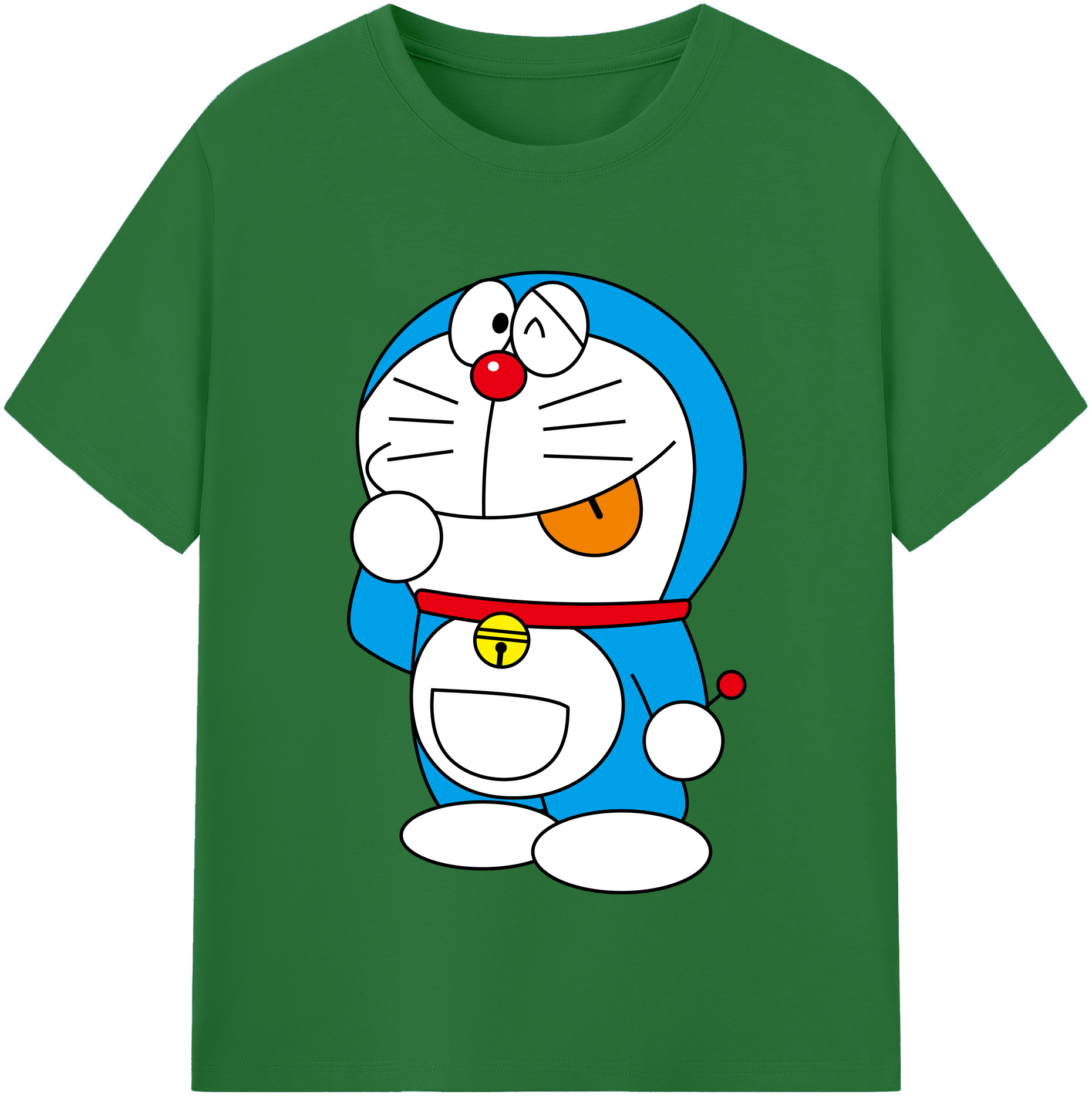 （画像用） ドラえもん Doraemon 綿100％半袖Tシャツ（フロントプリント）