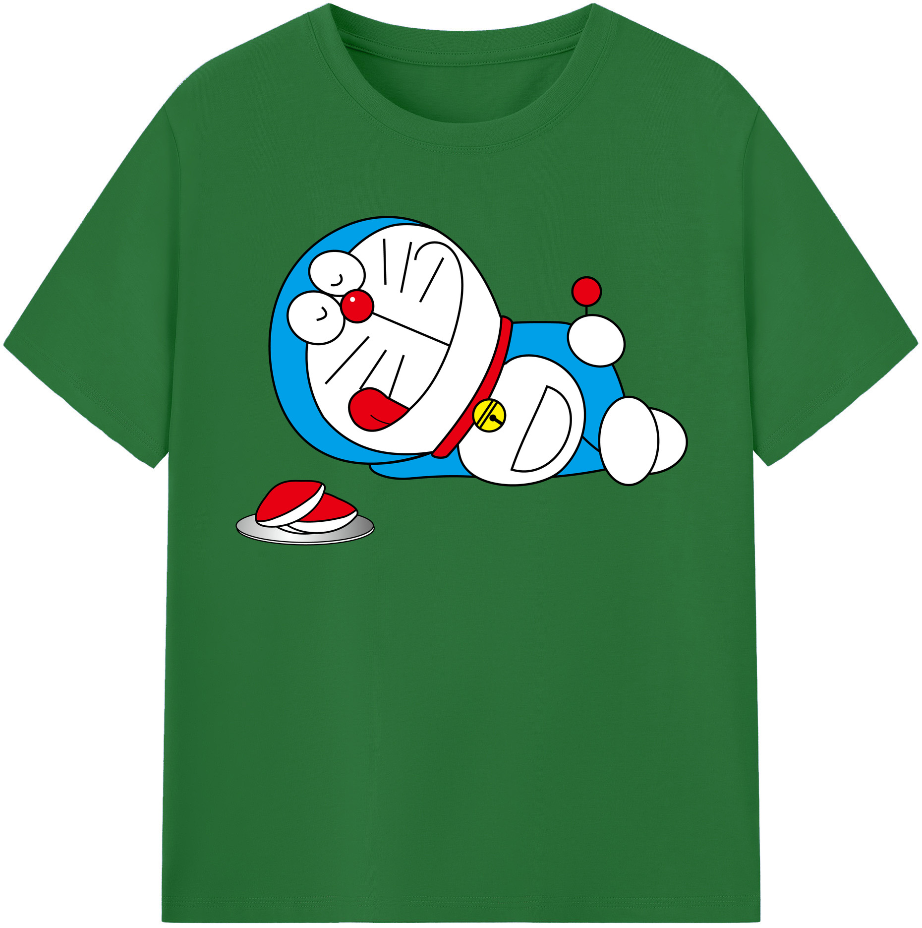（画像用） ドラえもん Doraemon 綿100％半袖Tシャツ（フロントプリント）