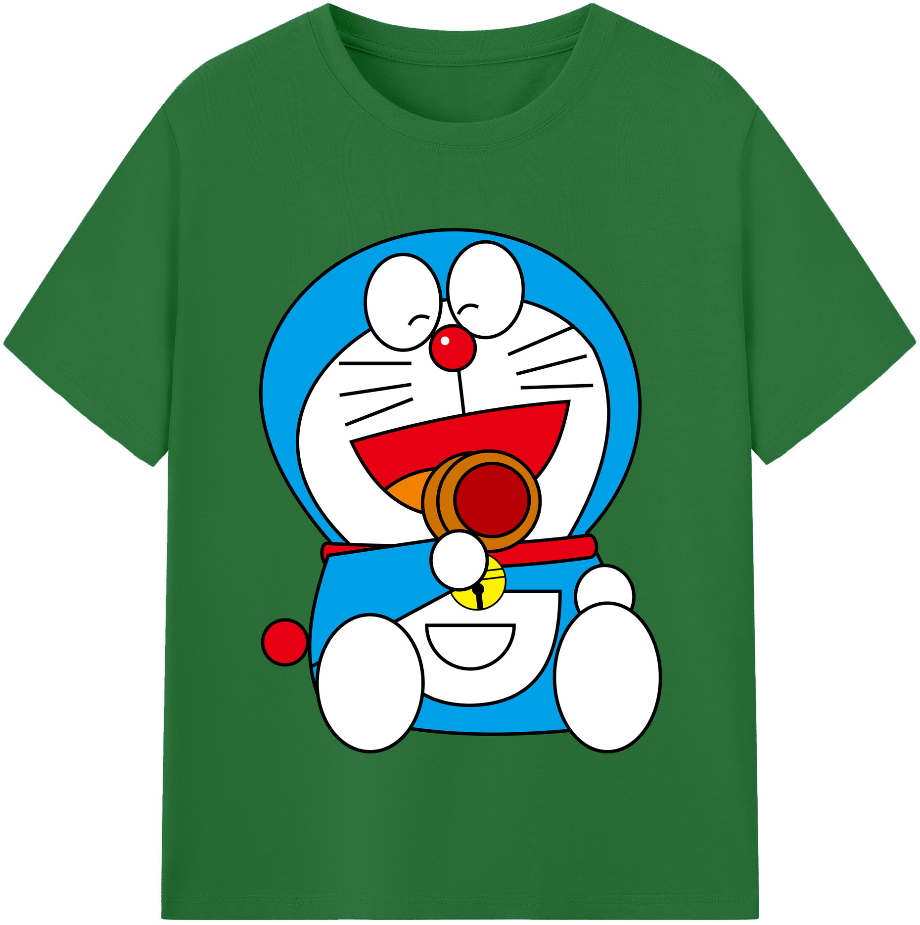 （画像用） ドラえもん Doraemon 綿100％半袖Tシャツ（フロントプリント）