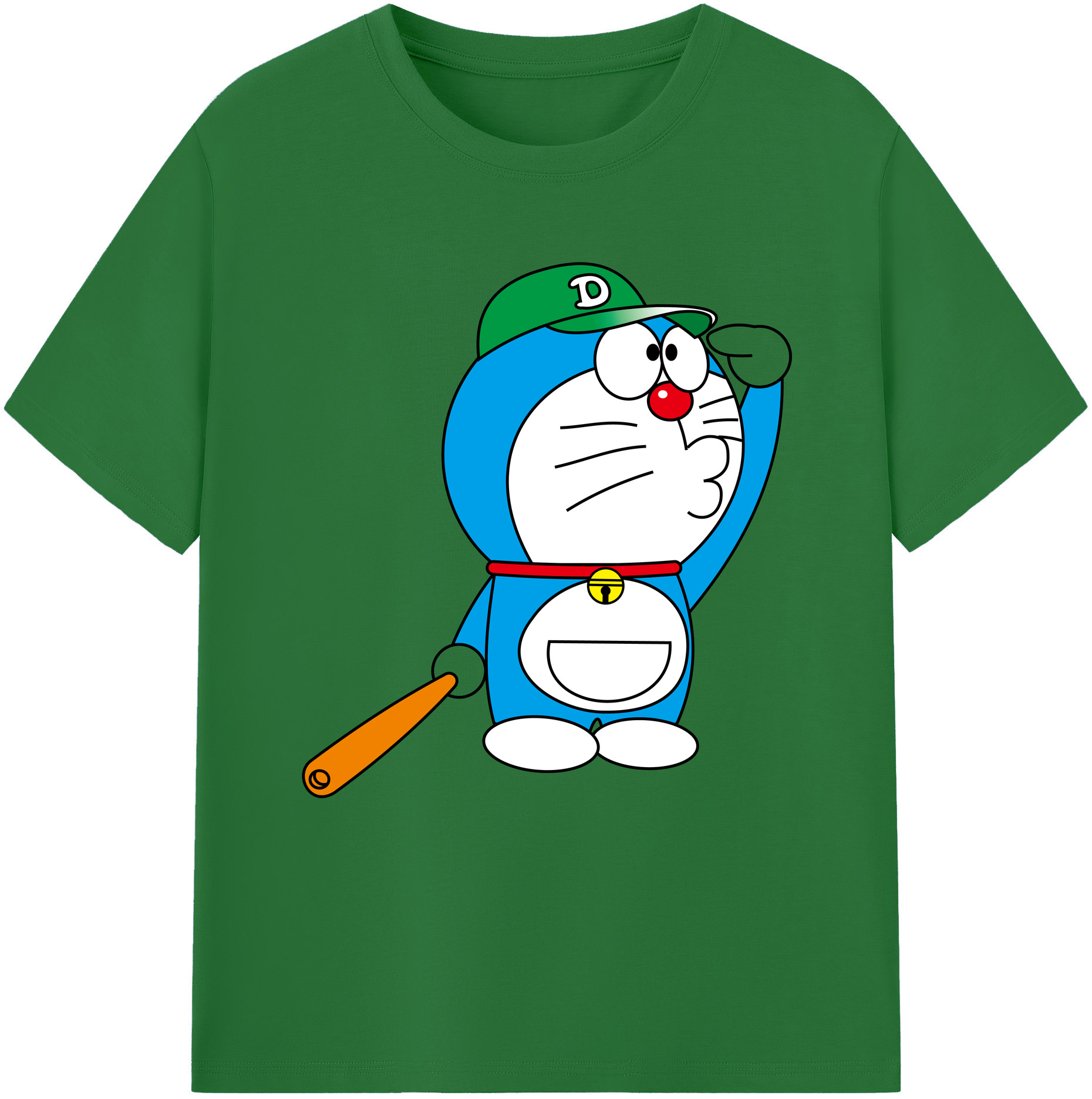 （画像用） ドラえもん Doraemon 綿100％半袖Tシャツ（フロントプリント）
