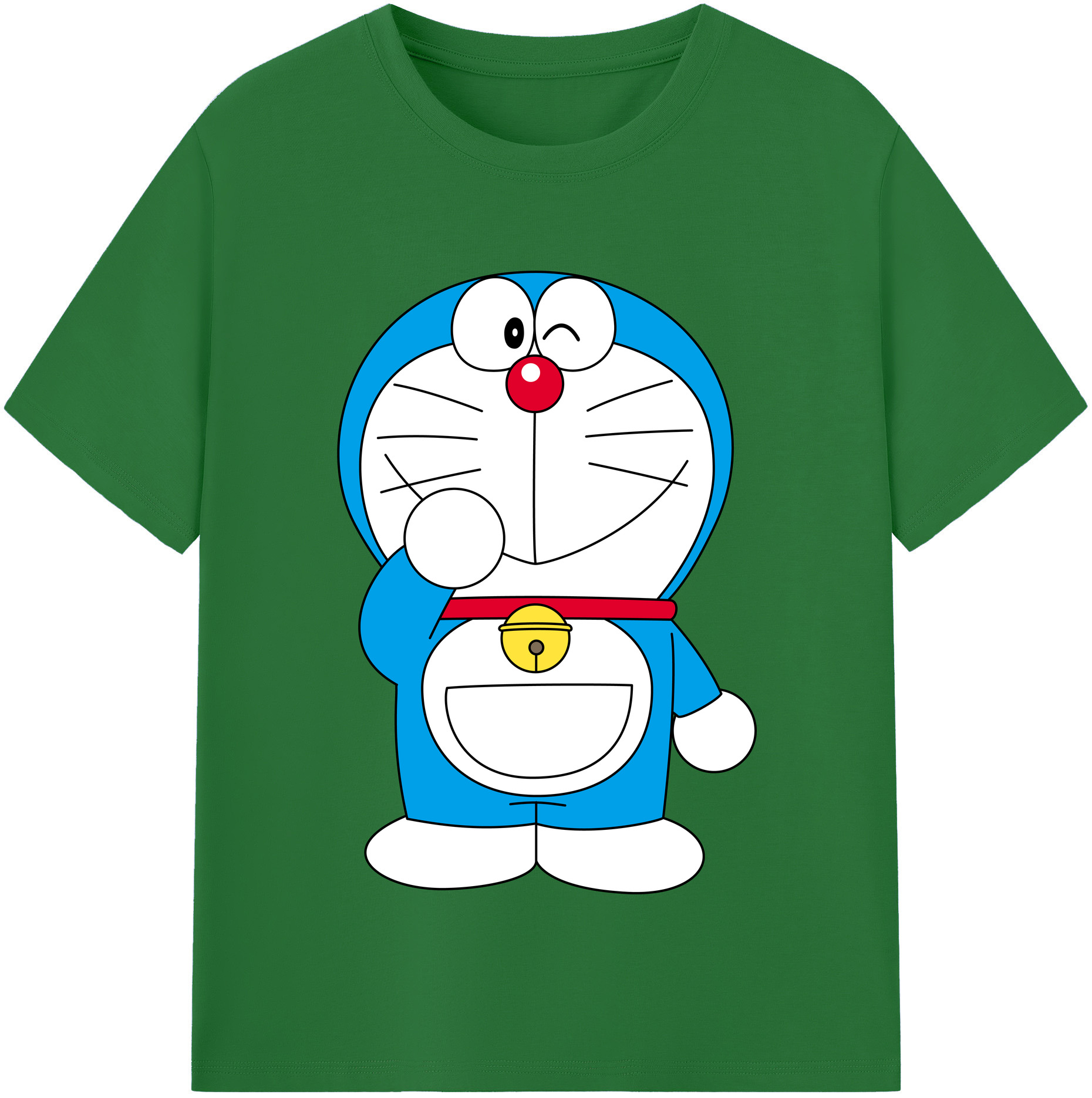 （画像用） ドラえもん Doraemon 綿100％半袖Tシャツ（フロントプリント）