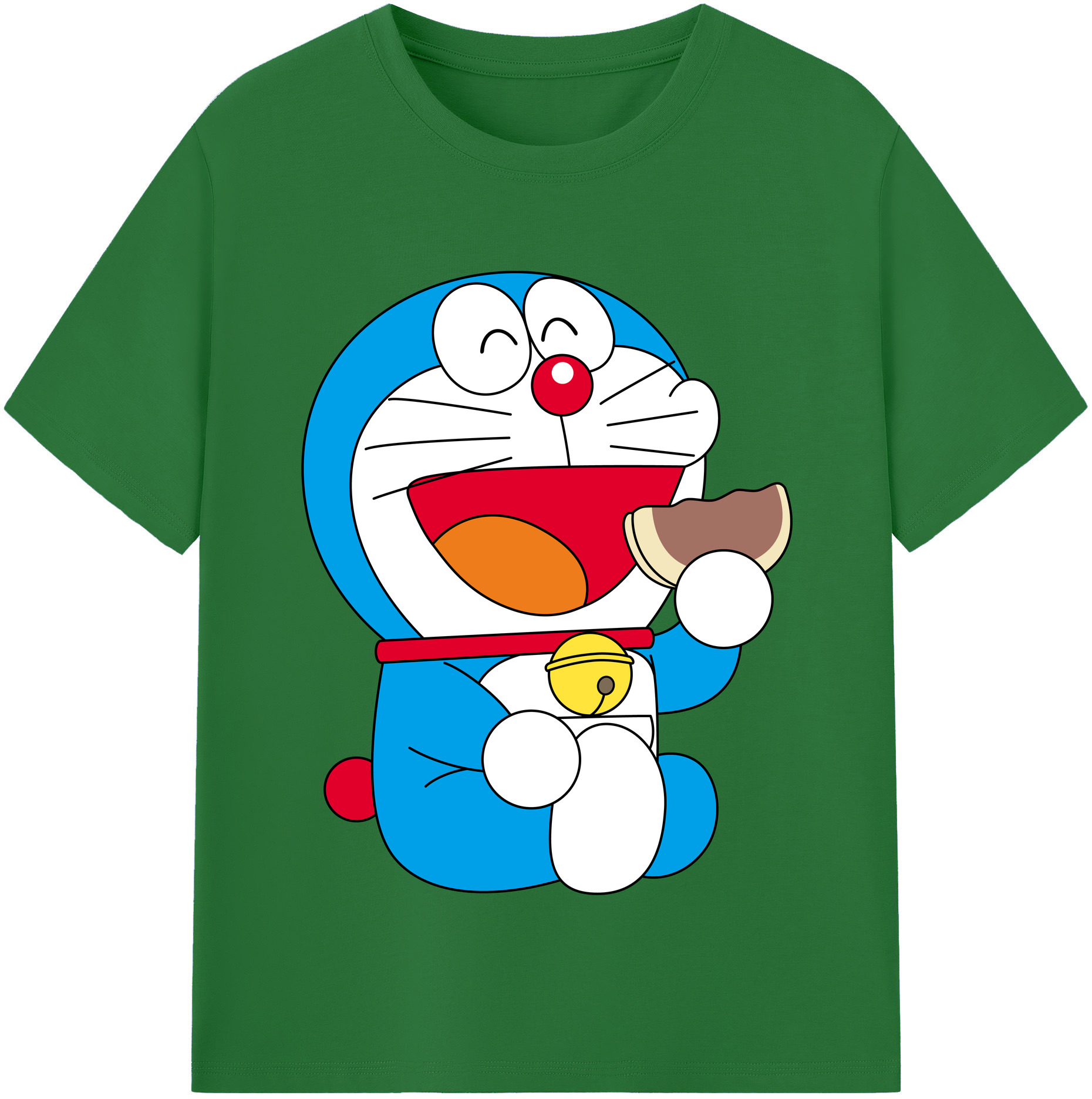 （画像用） ドラえもん Doraemon 綿100％半袖Tシャツ（フロントプリント）