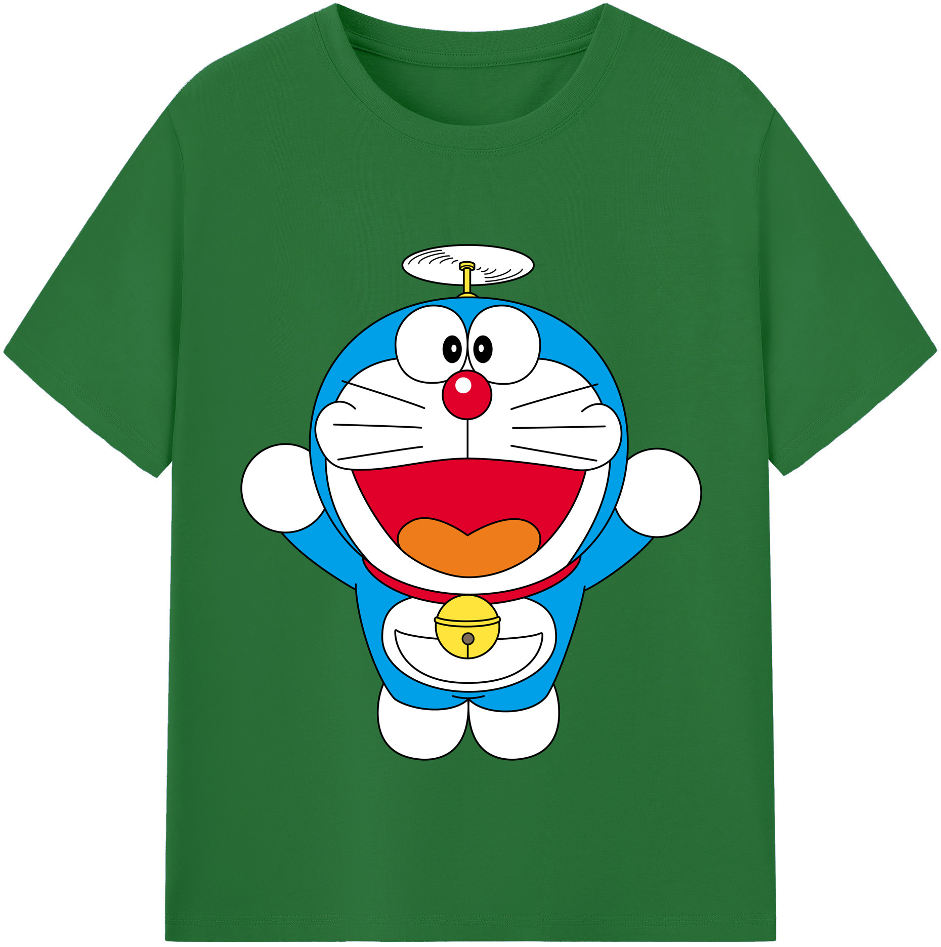 （画像用） ドラえもん Doraemon 綿100％半袖Tシャツ（フロントプリント）
