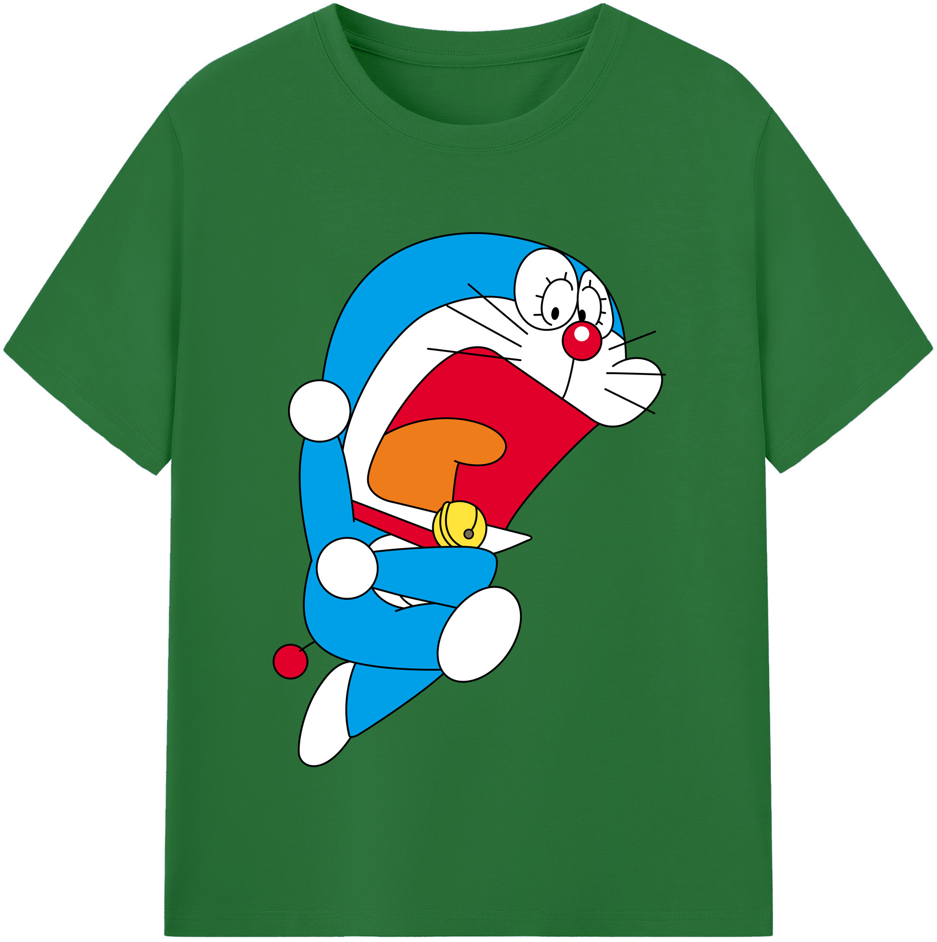 （画像用） ドラえもん Doraemon 綿100％半袖Tシャツ（フロントプリント）