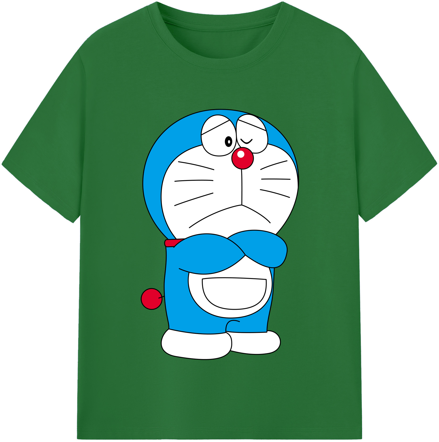 （画像用） ドラえもん Doraemon 綿100％半袖Tシャツ（フロントプリント）