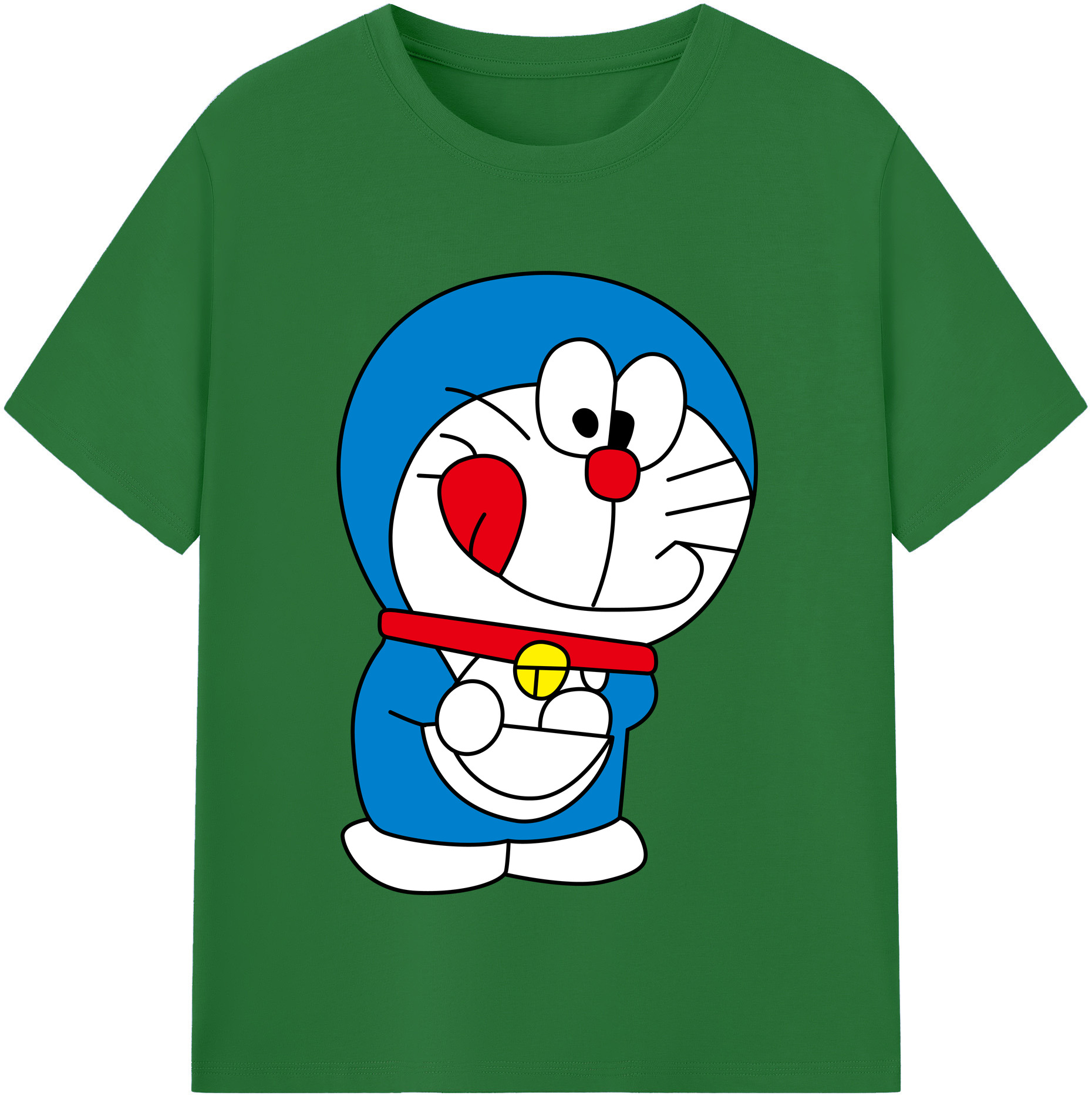 （画像用） ドラえもん Doraemon 綿100％半袖Tシャツ（フロントプリント）