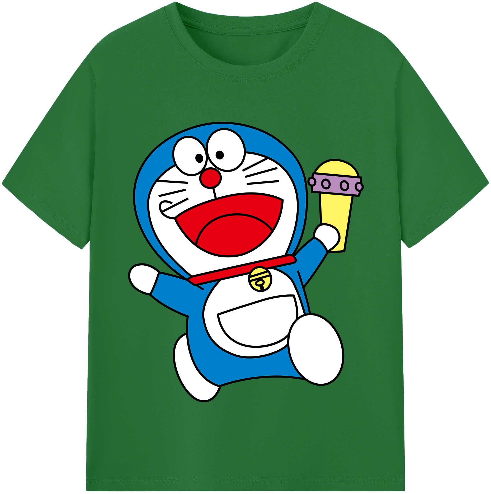 （画像用） ドラえもん Doraemon 綿100％半袖Tシャツ（フロントプリント）