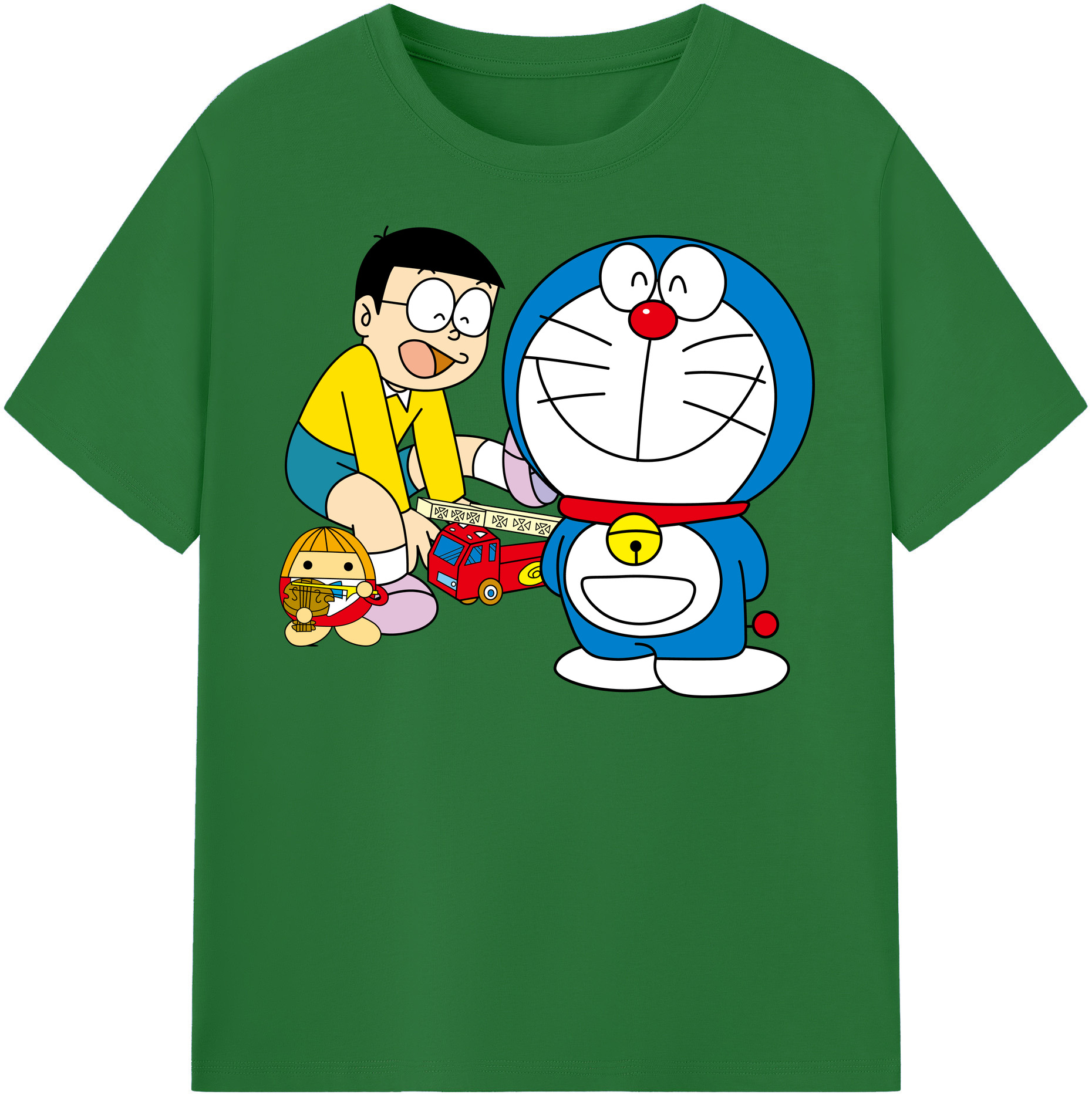 （画像用） ドラえもん Doraemon 綿100％半袖Tシャツ（フロントプリント）