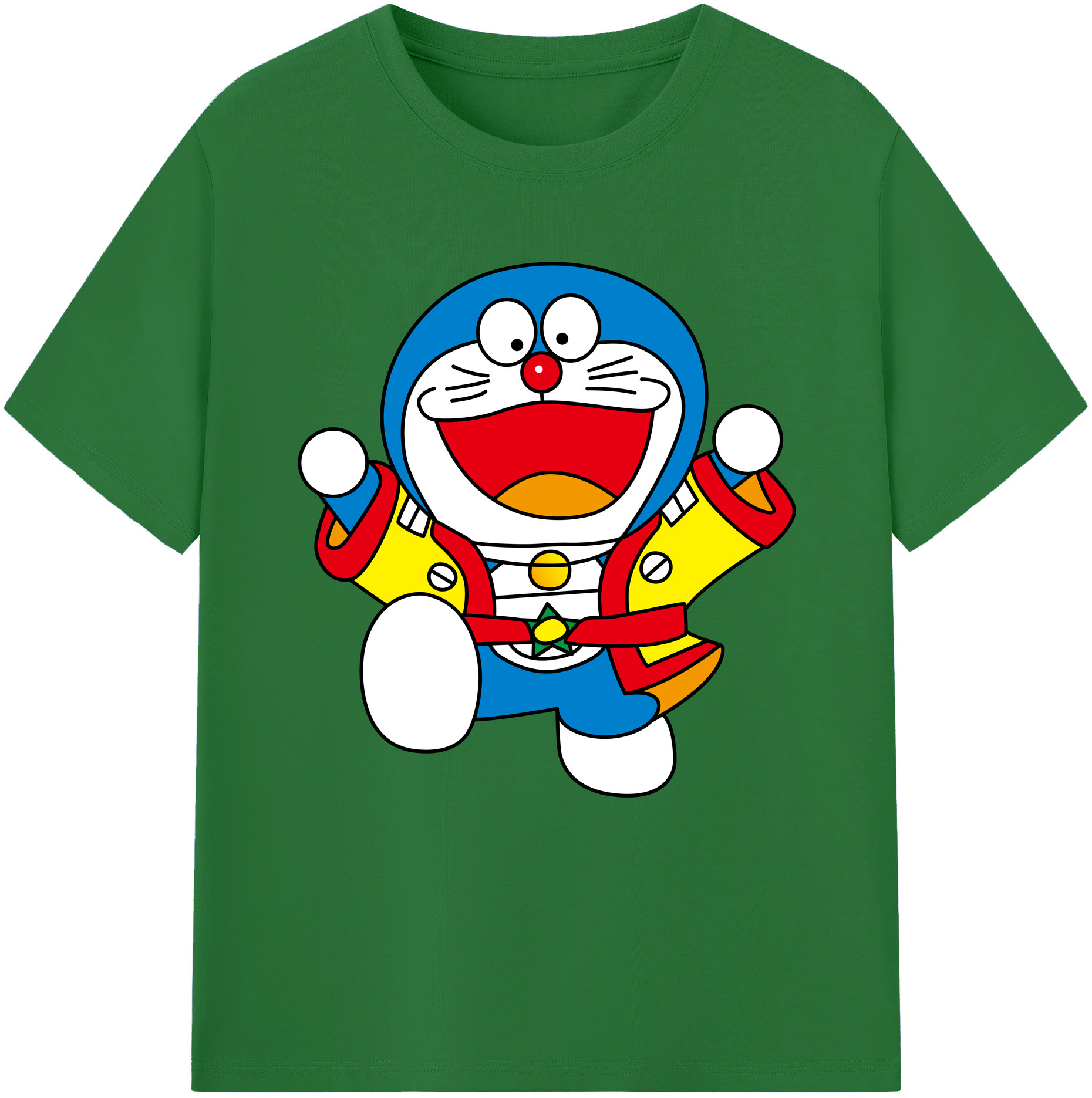 （画像用） ドラえもん Doraemon 綿100％半袖Tシャツ（フロントプリント）