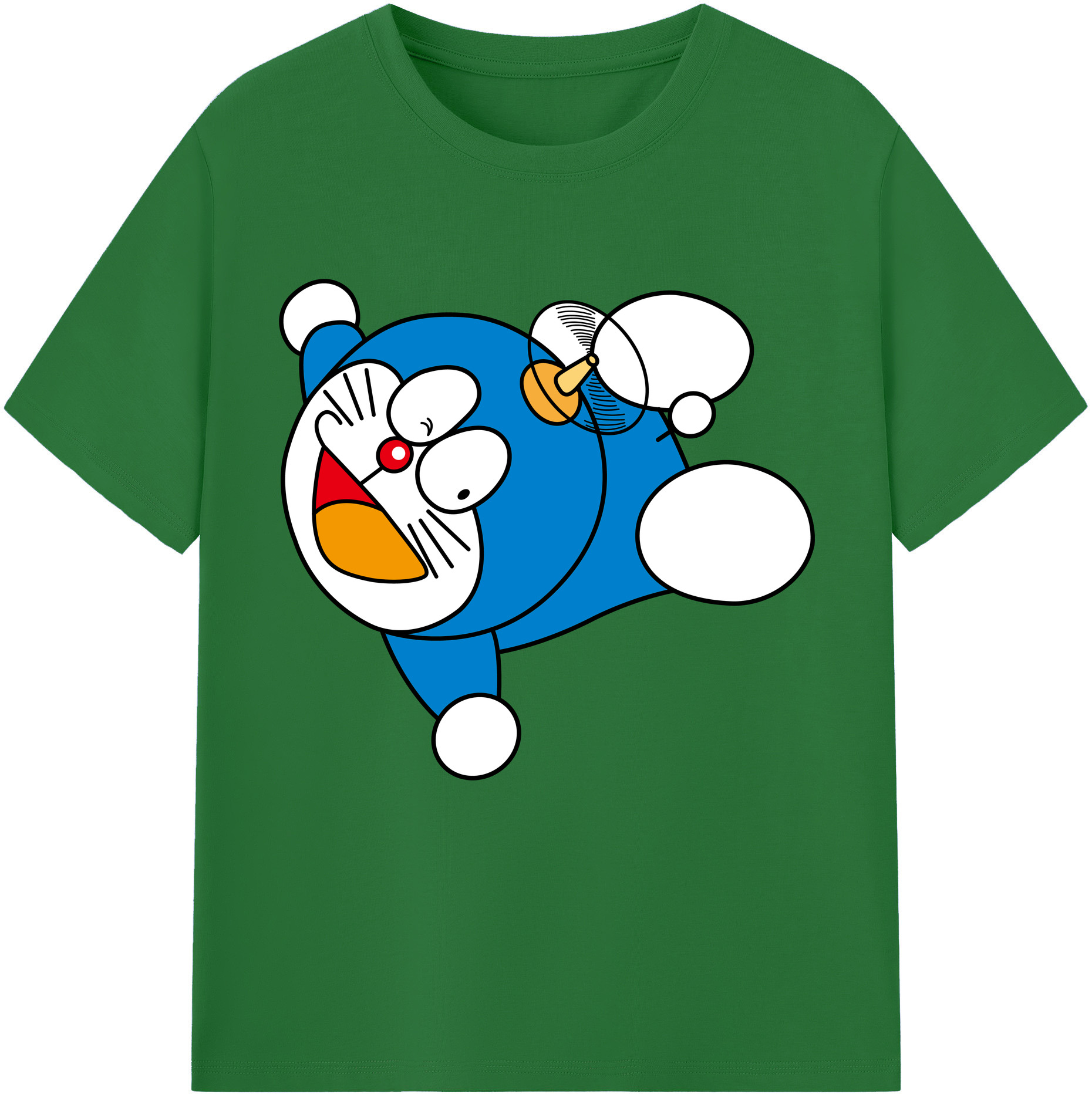 （画像用） ドラえもん Doraemon 綿100％半袖Tシャツ（フロントプリント）