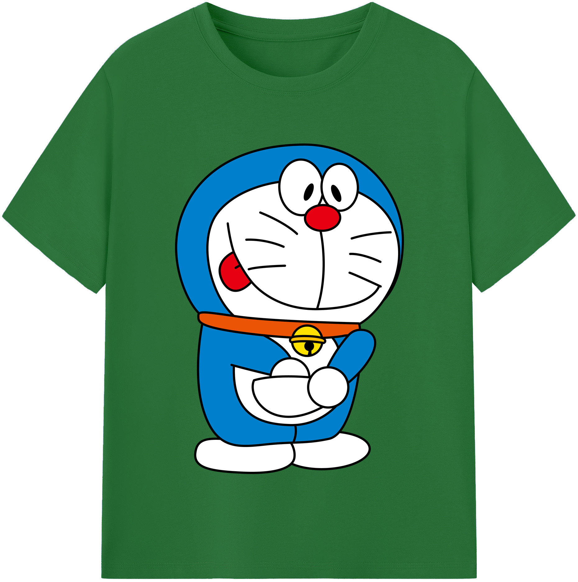 （画像用） ドラえもん Doraemon 綿100％半袖Tシャツ（フロントプリント）