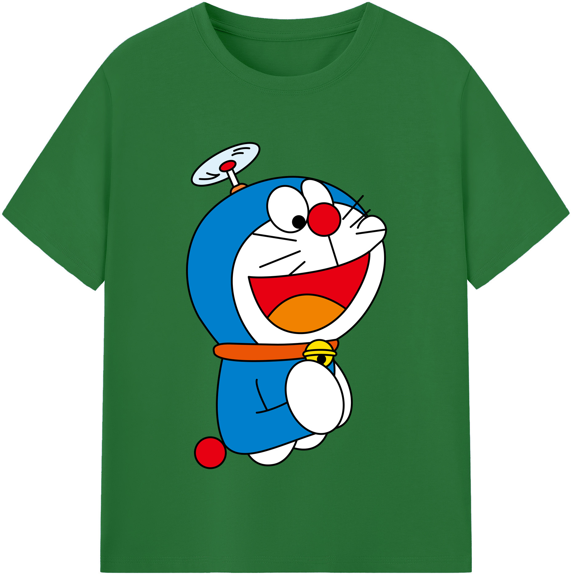 （画像用） ドラえもん Doraemon 綿100％半袖Tシャツ（フロントプリント）