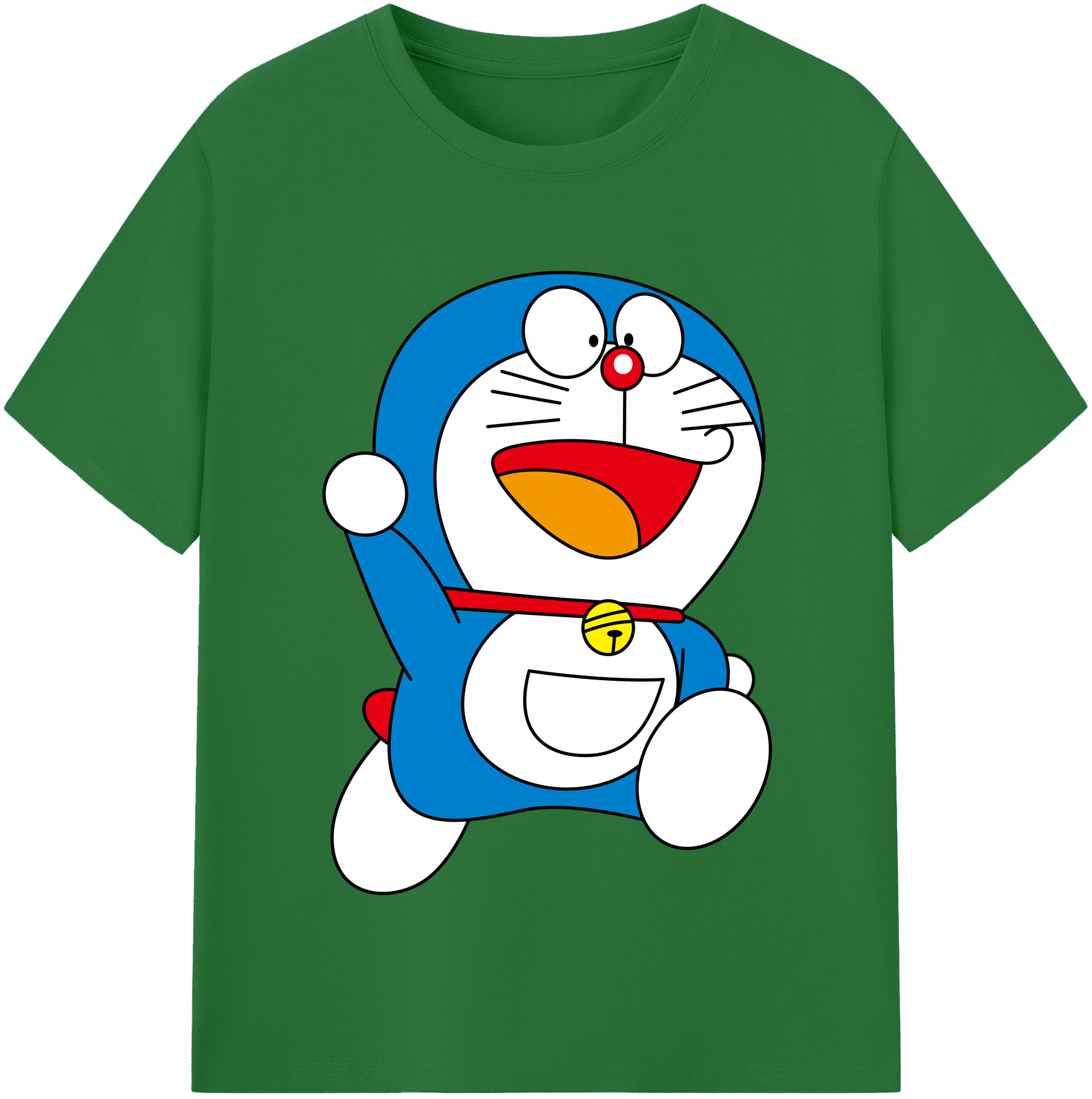 （画像用） ドラえもん Doraemon 綿100％半袖Tシャツ（フロントプリント）