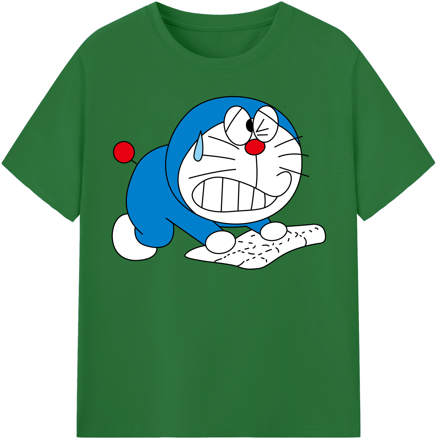 （画像用） ドラえもん Doraemon 綿100％半袖Tシャツ（フロントプリント）