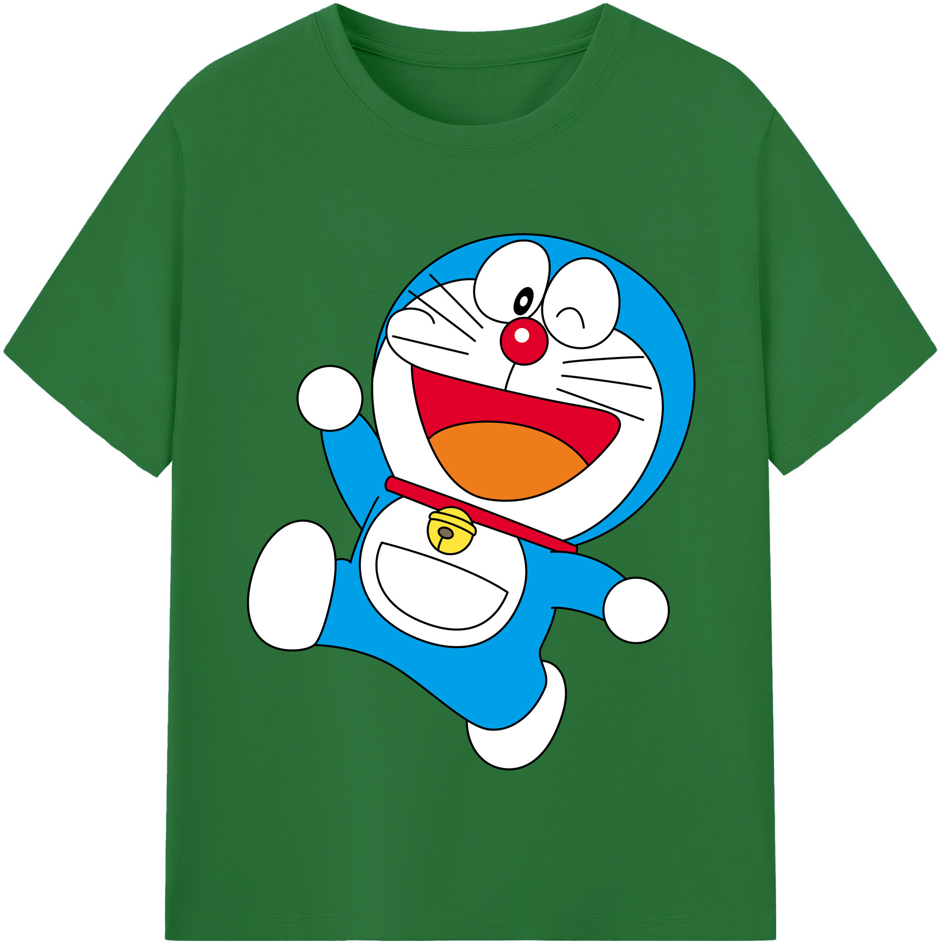 （画像用） ドラえもん Doraemon 綿100％半袖Tシャツ（フロントプリント）
