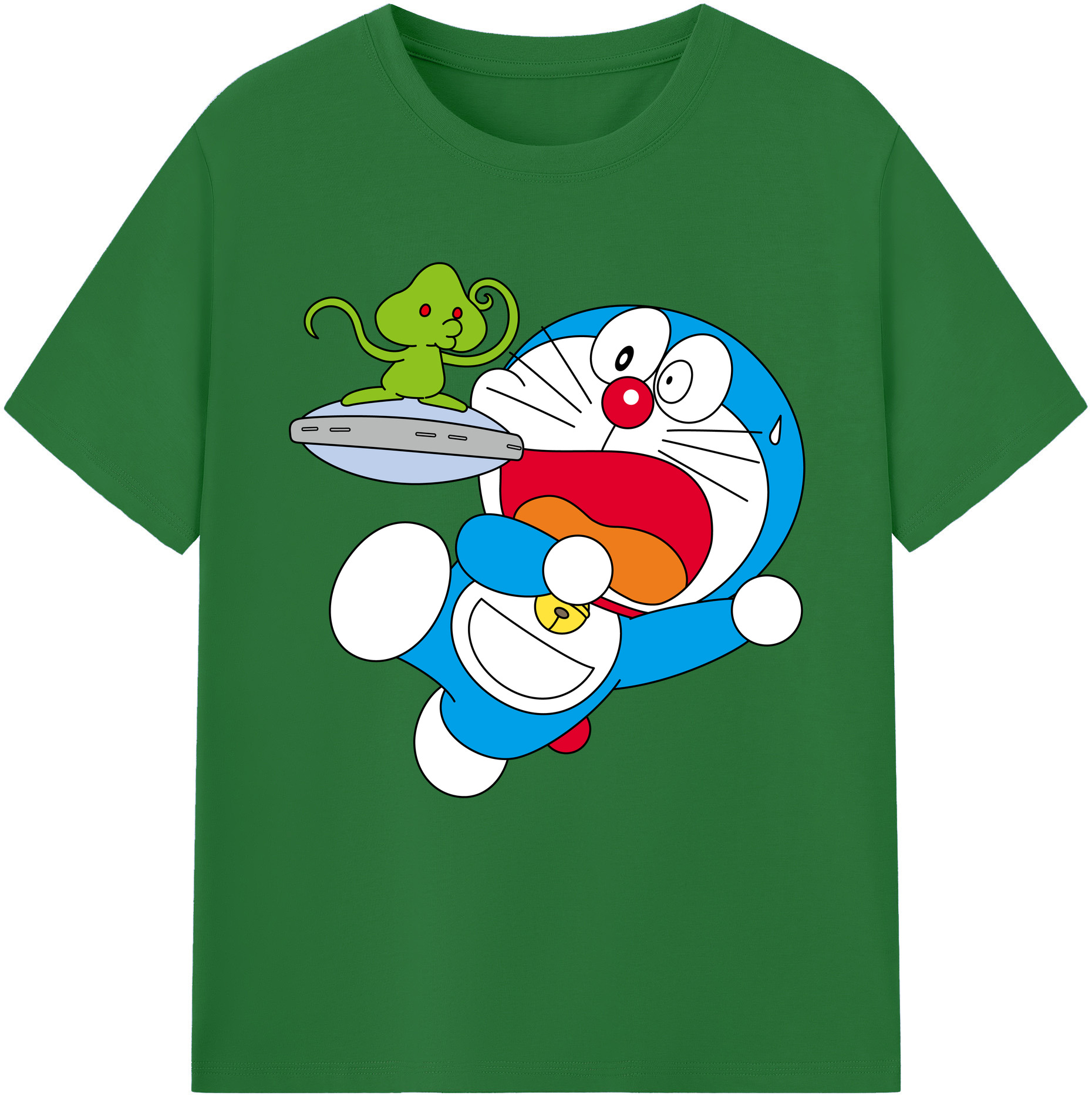 （画像用） ドラえもん Doraemon 綿100％半袖Tシャツ（フロントプリント）