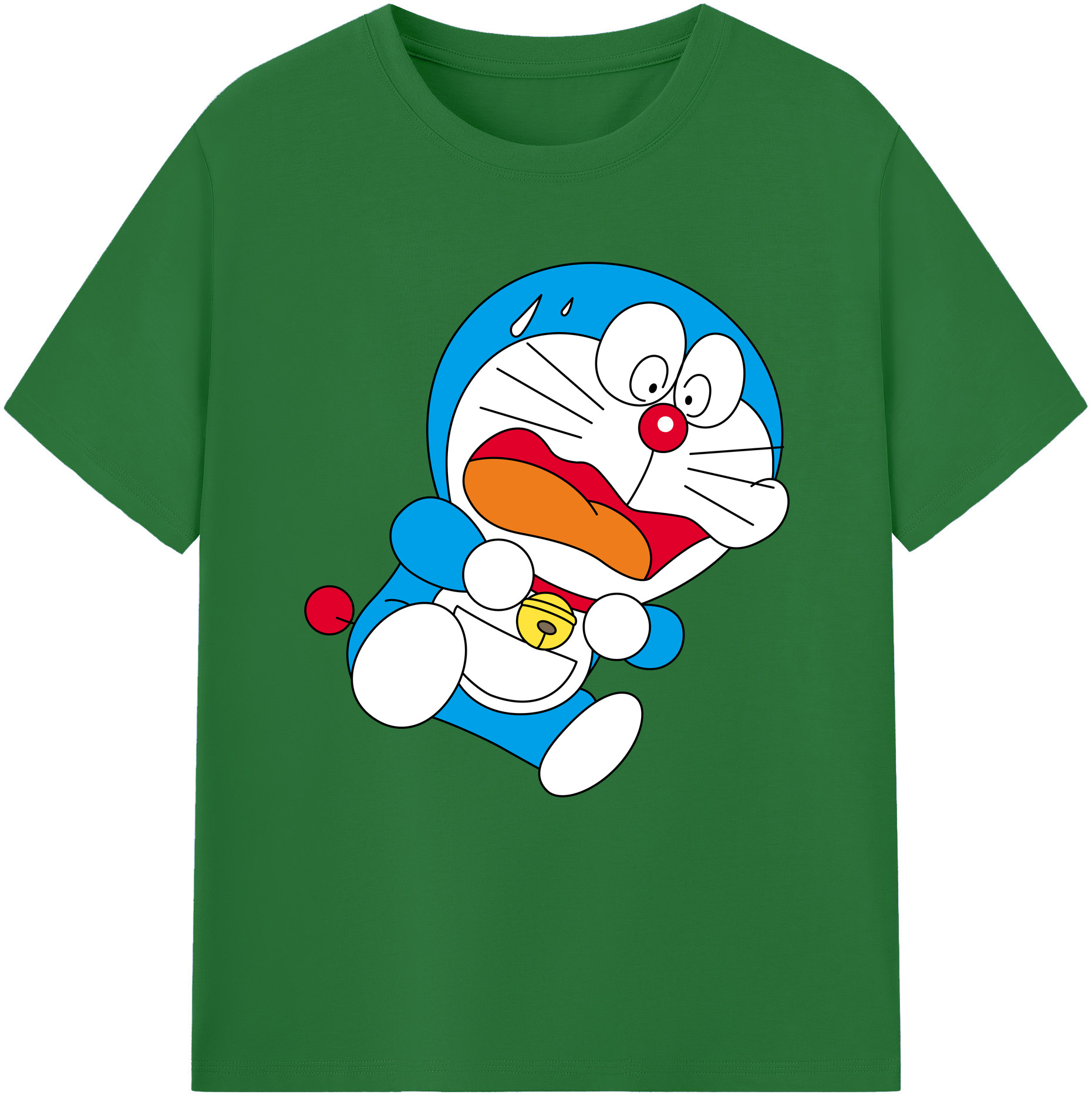 （画像用） ドラえもん Doraemon 綿100％半袖Tシャツ（フロントプリント）