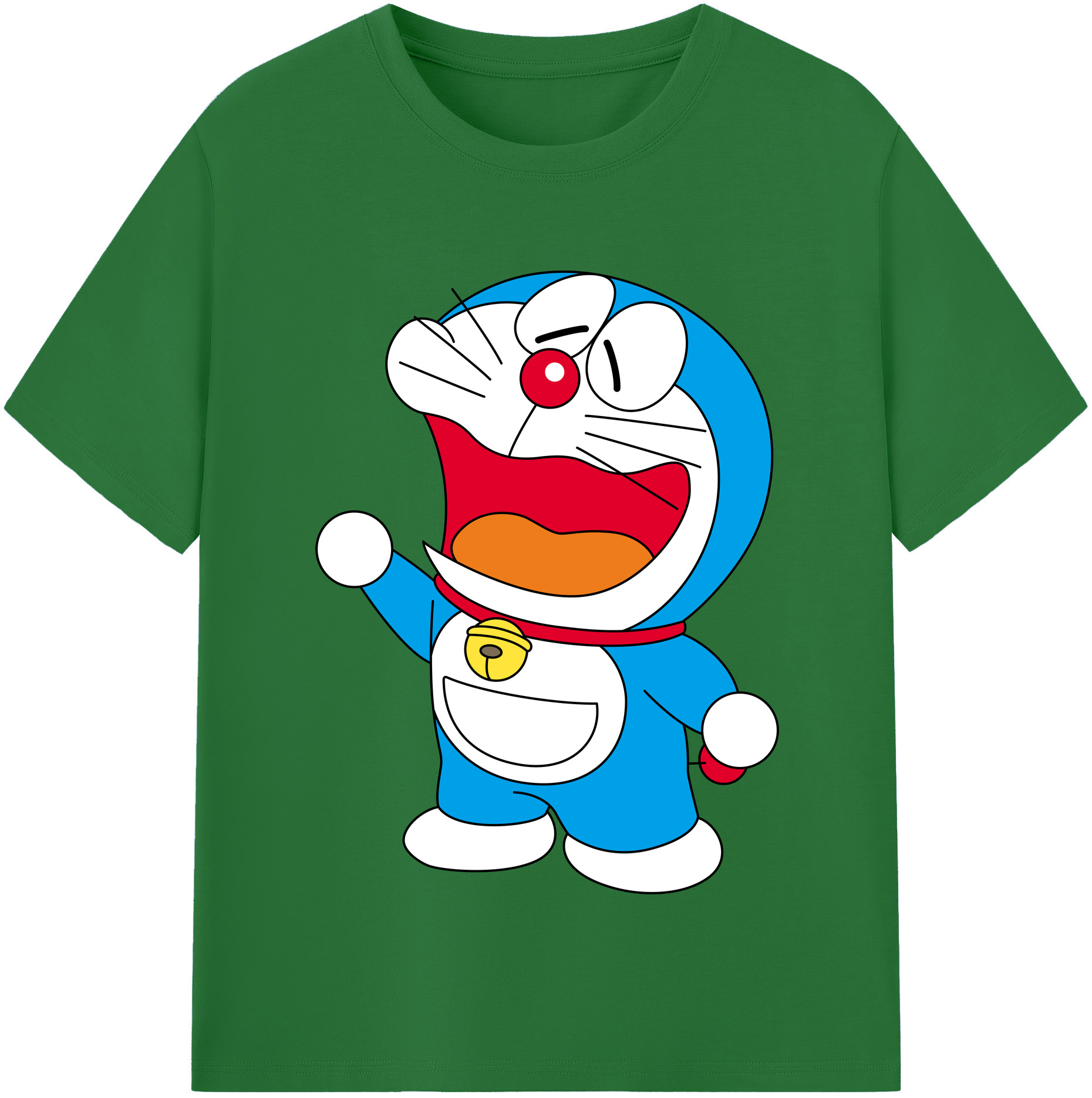 （画像用） ドラえもん Doraemon 綿100％半袖Tシャツ（フロントプリント）
