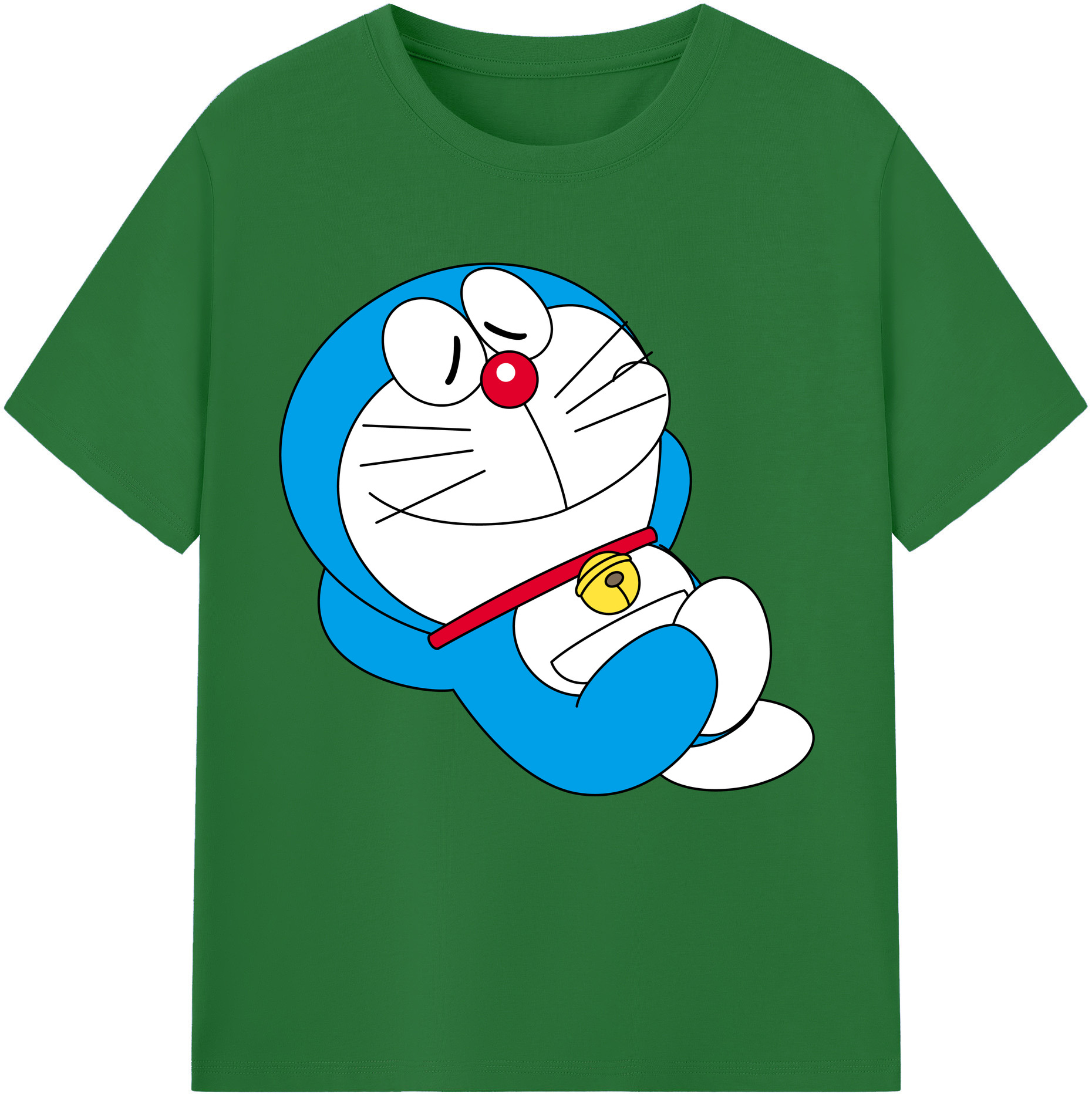 （画像用） ドラえもん Doraemon 綿100％半袖Tシャツ（フロントプリント）