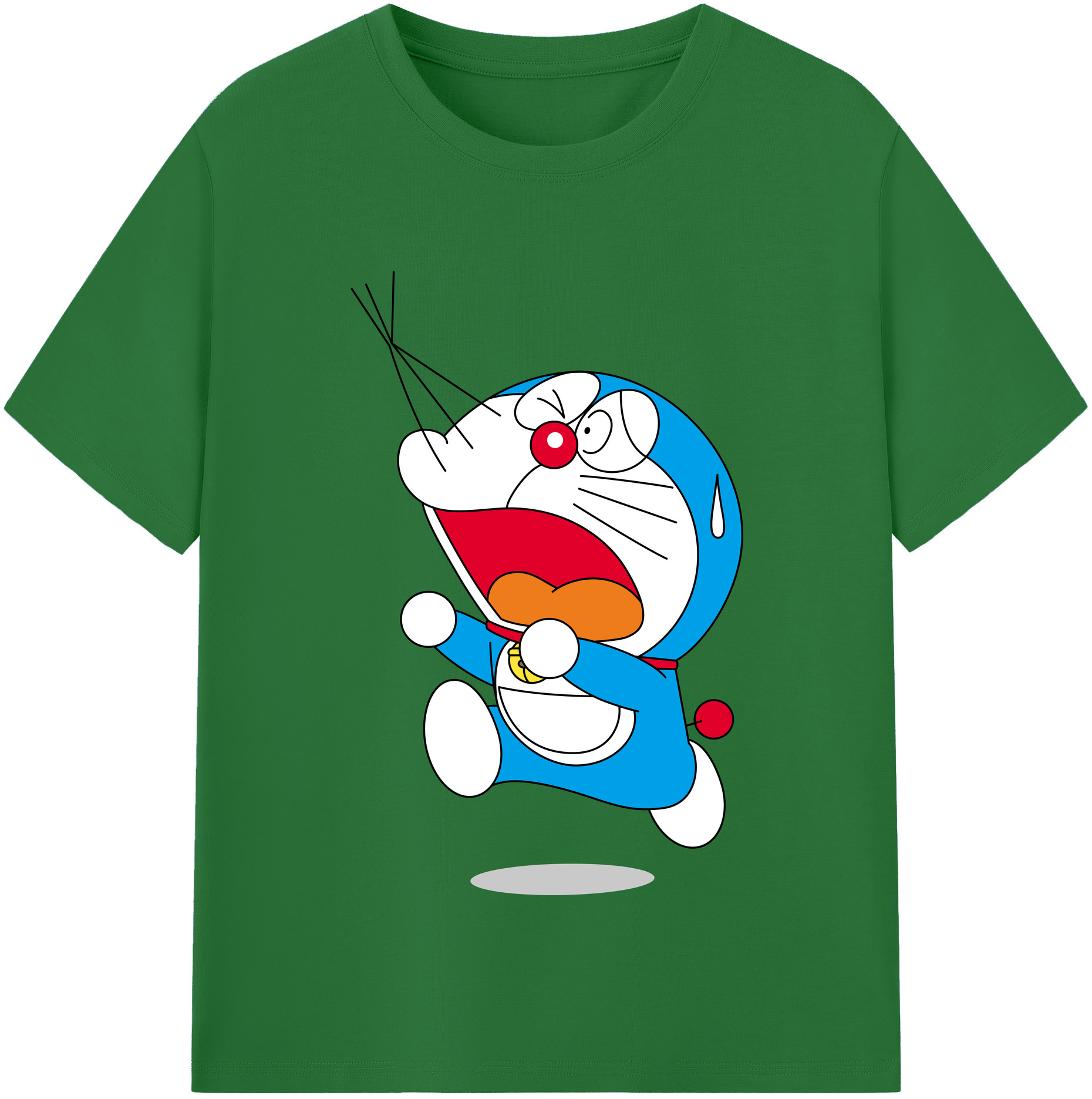 （画像用） ドラえもん Doraemon 綿100％半袖Tシャツ（フロントプリント）