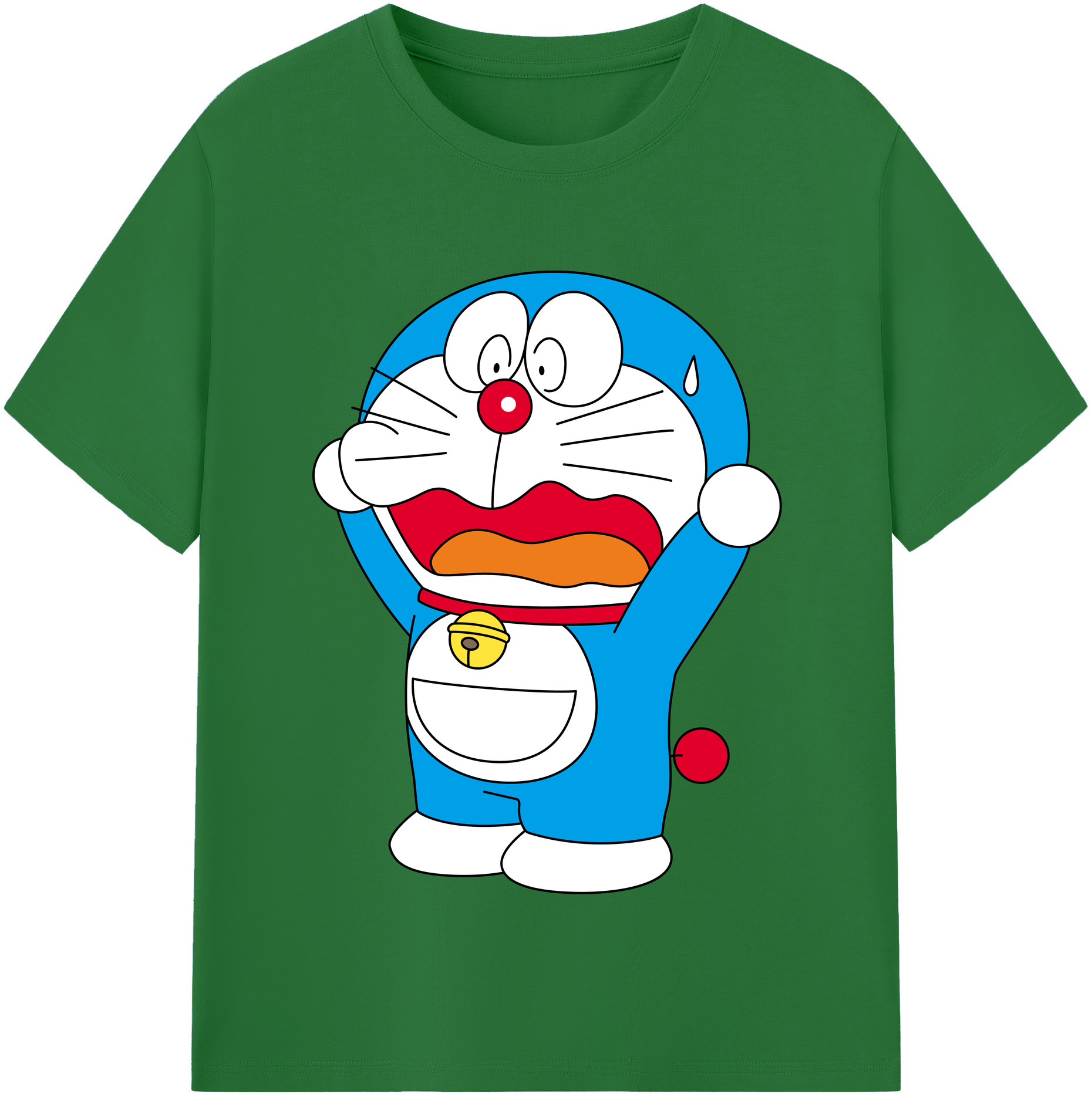 （画像用） ドラえもん Doraemon 綿100％半袖Tシャツ（フロントプリント）