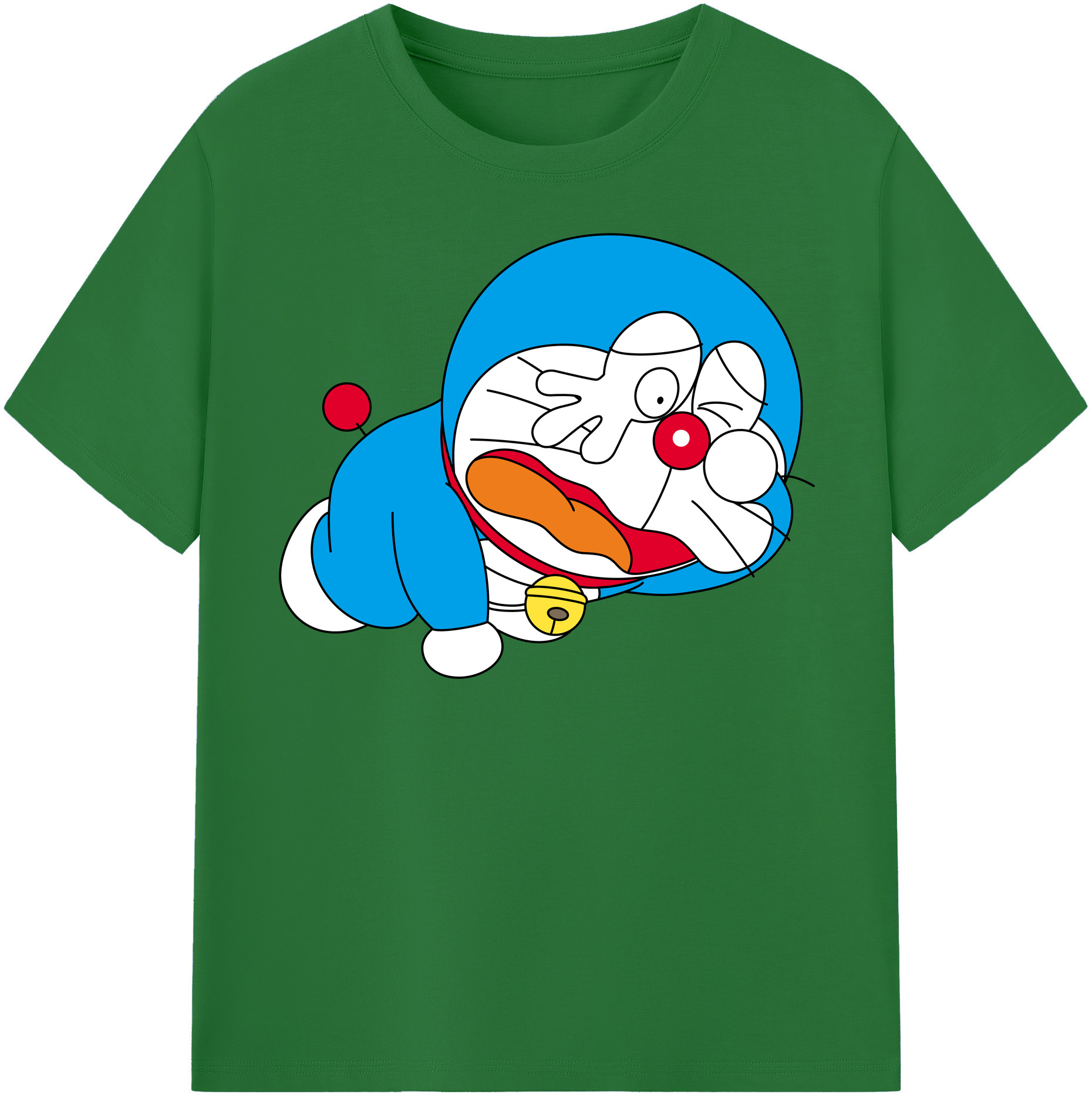 （画像用） ドラえもん Doraemon 綿100％半袖Tシャツ（フロントプリント）