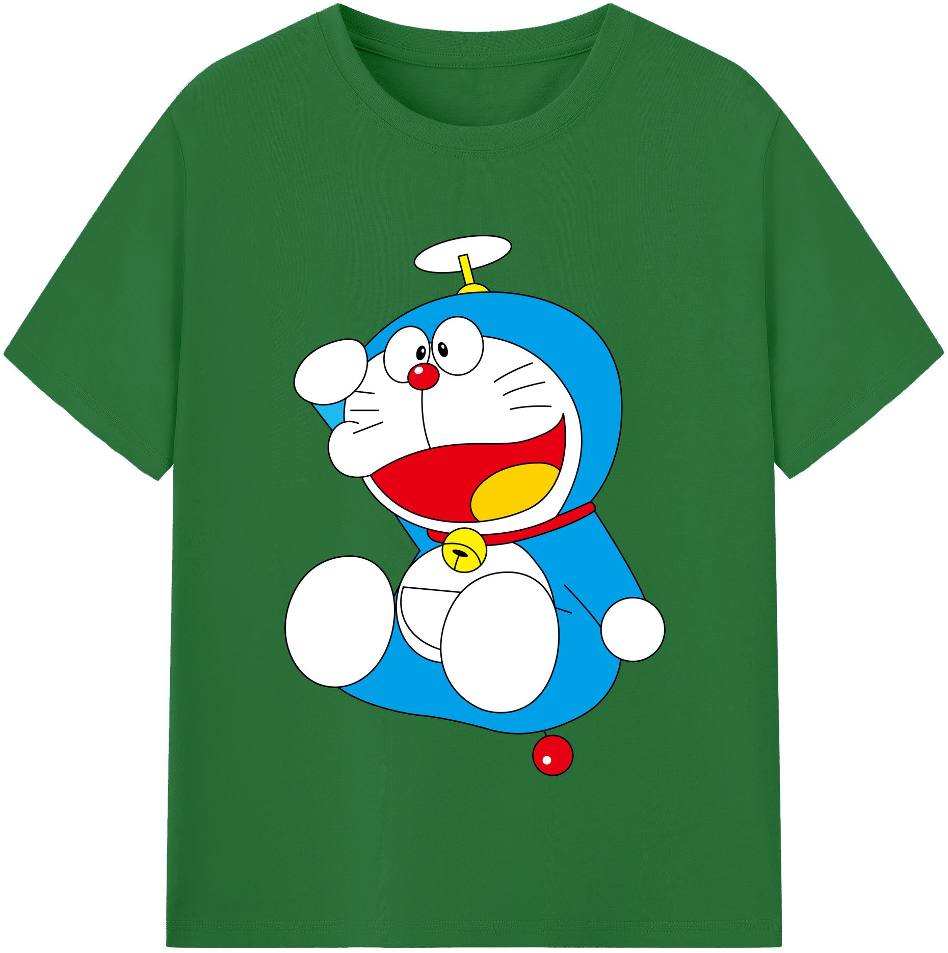 （画像用） ドラえもん Doraemon 綿100％半袖Tシャツ（フロントプリント）