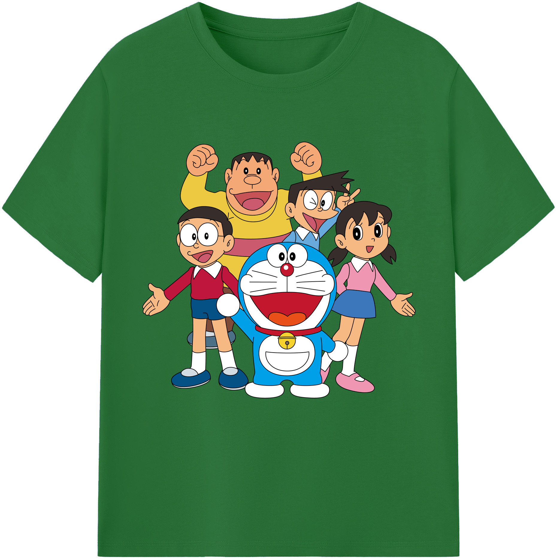 （画像用） ドラえもん 骨川 スネ夫 Doraemon Honekawa Suneo 綿100％半袖Tシャツ（フロントプリント）