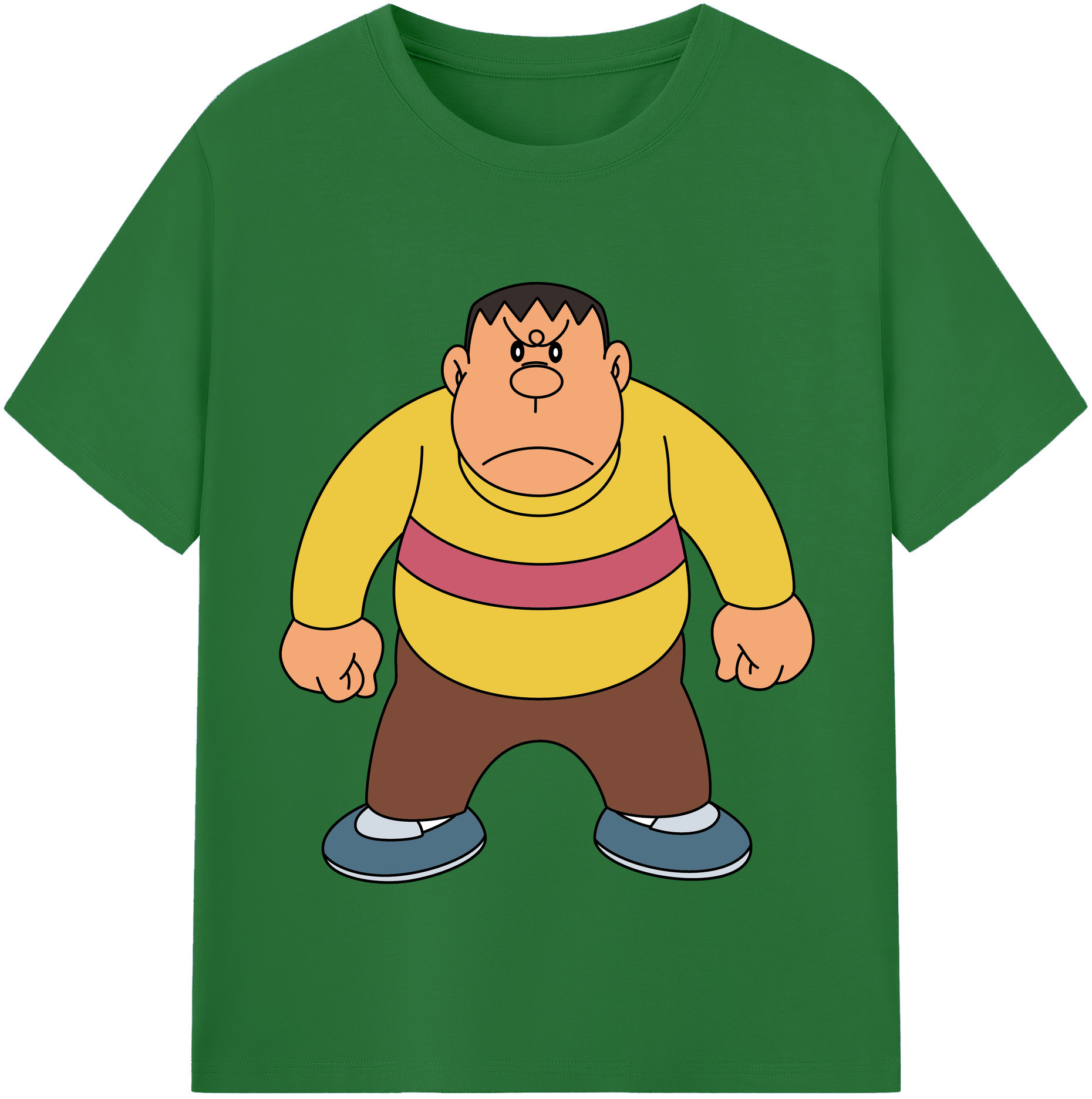 （画像用） ドラえもん 剛田武 Doraemon Gouta Takeshi 綿100％半袖Tシャツ（フロントプリント）