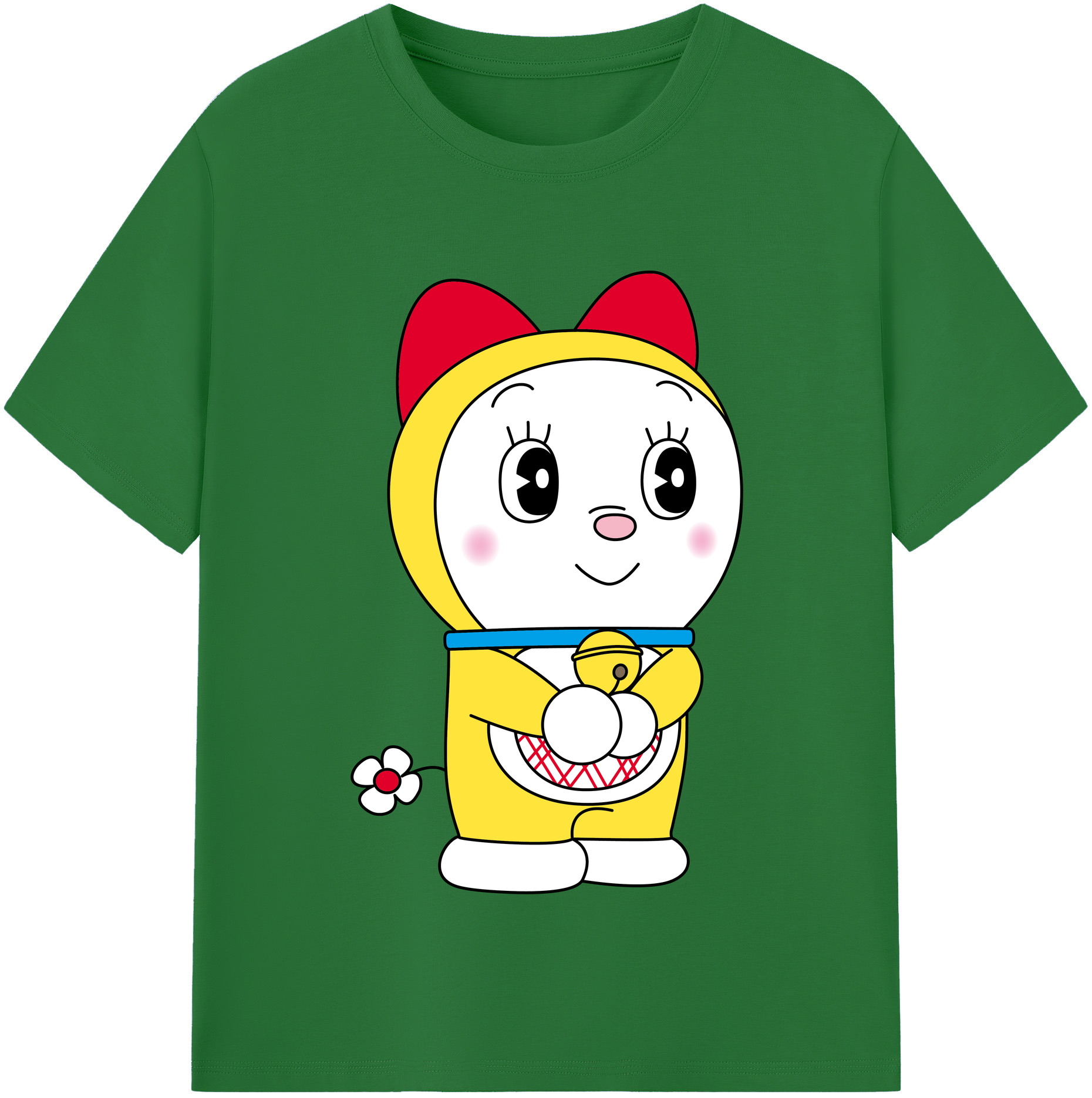 （画像用） ドラえもん ドラミ Doraemon Dorami 綿100％半袖Tシャツ（フロントプリント）