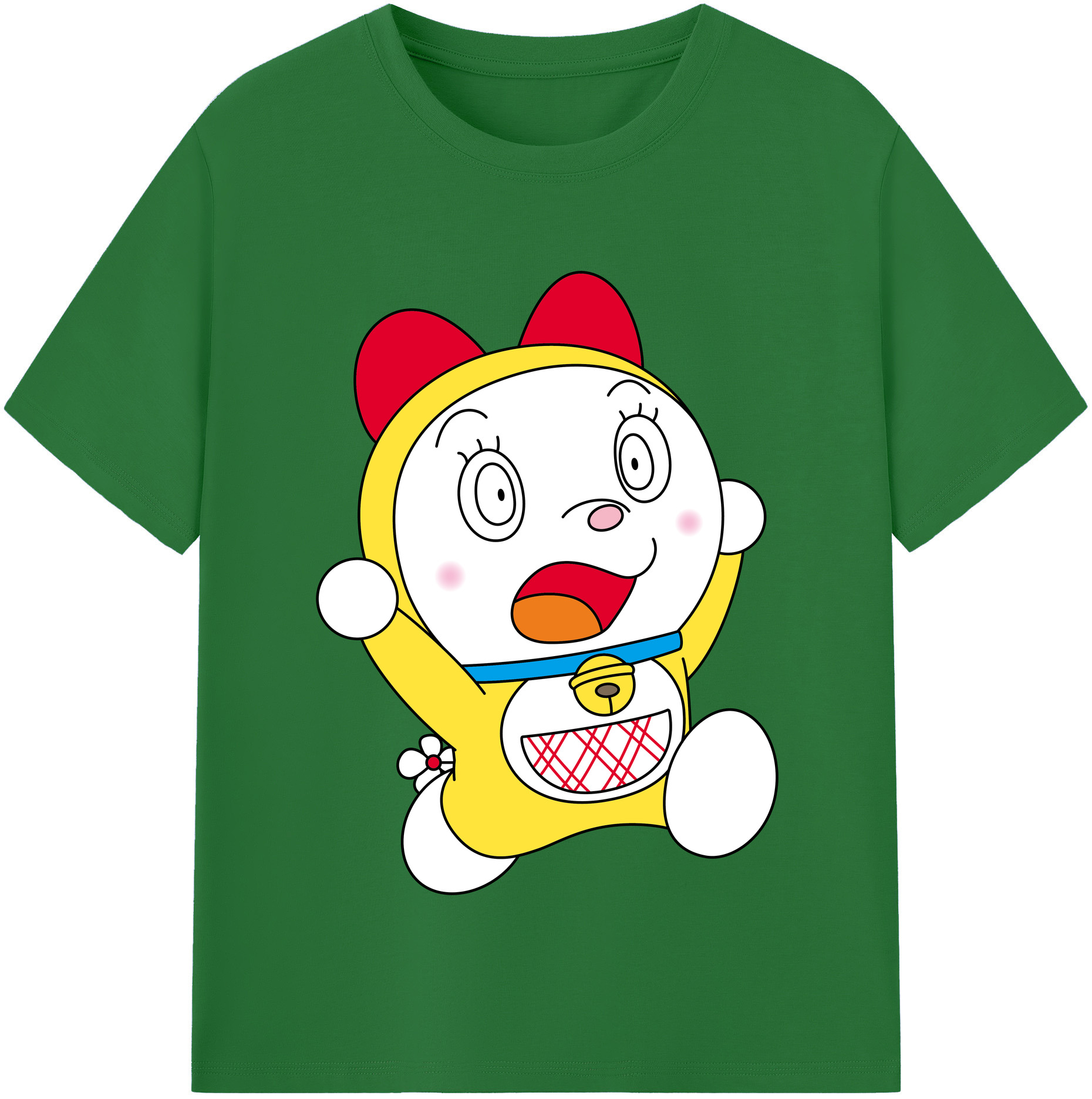 （画像用） ドラえもん ドラミ Doraemon Dorami 綿100％半袖Tシャツ（フロントプリント）