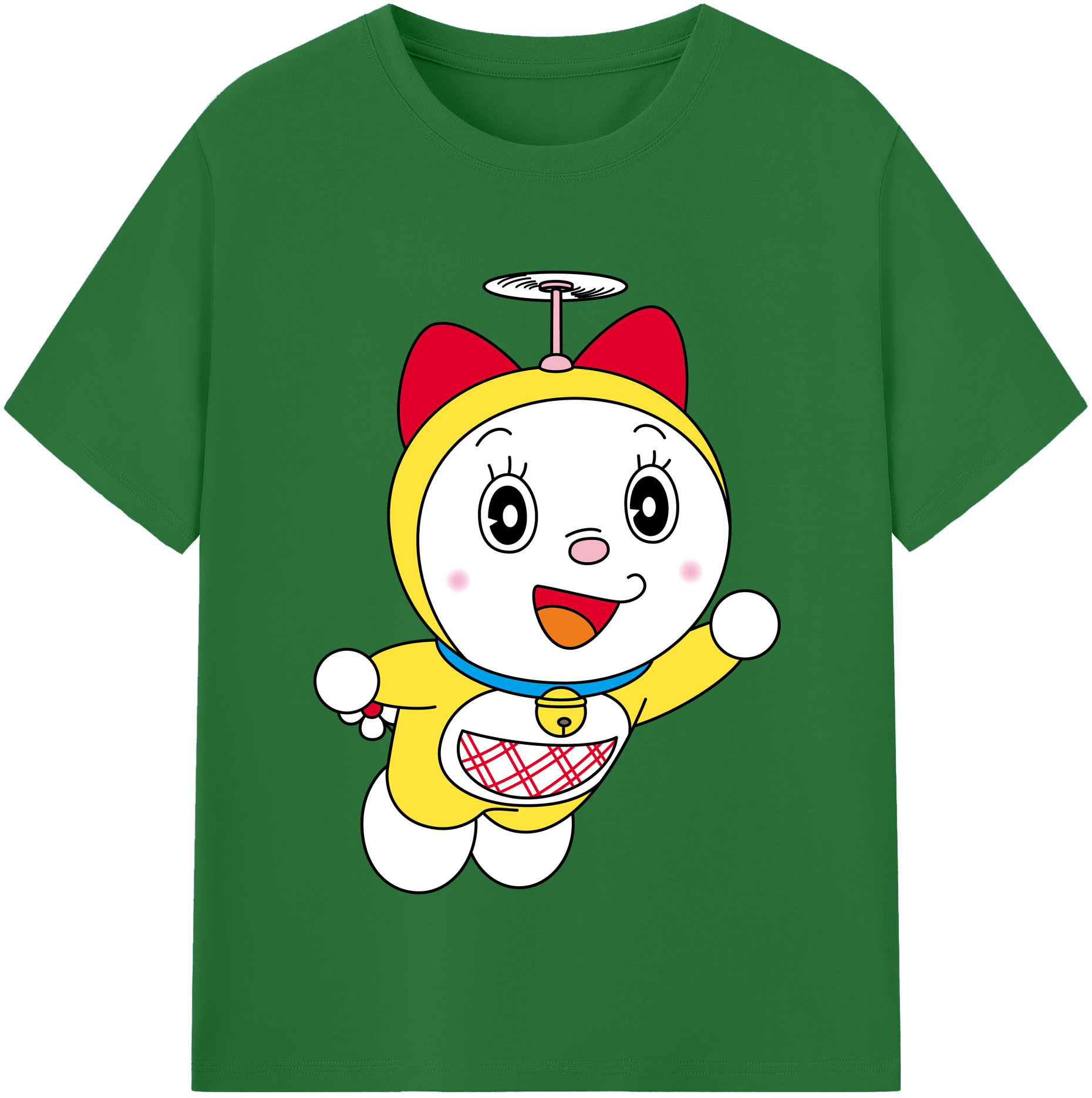 （画像用） ドラえもん ドラミ Doraemon Dorami 綿100％半袖Tシャツ（フロントプリント）