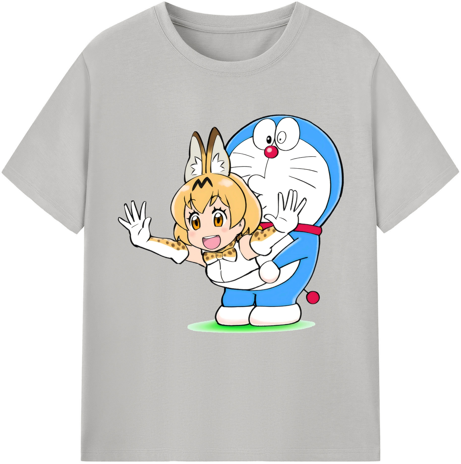 （画像用） ドラえもん Doraemon 綿100％半袖Tシャツ（フロントプリント）