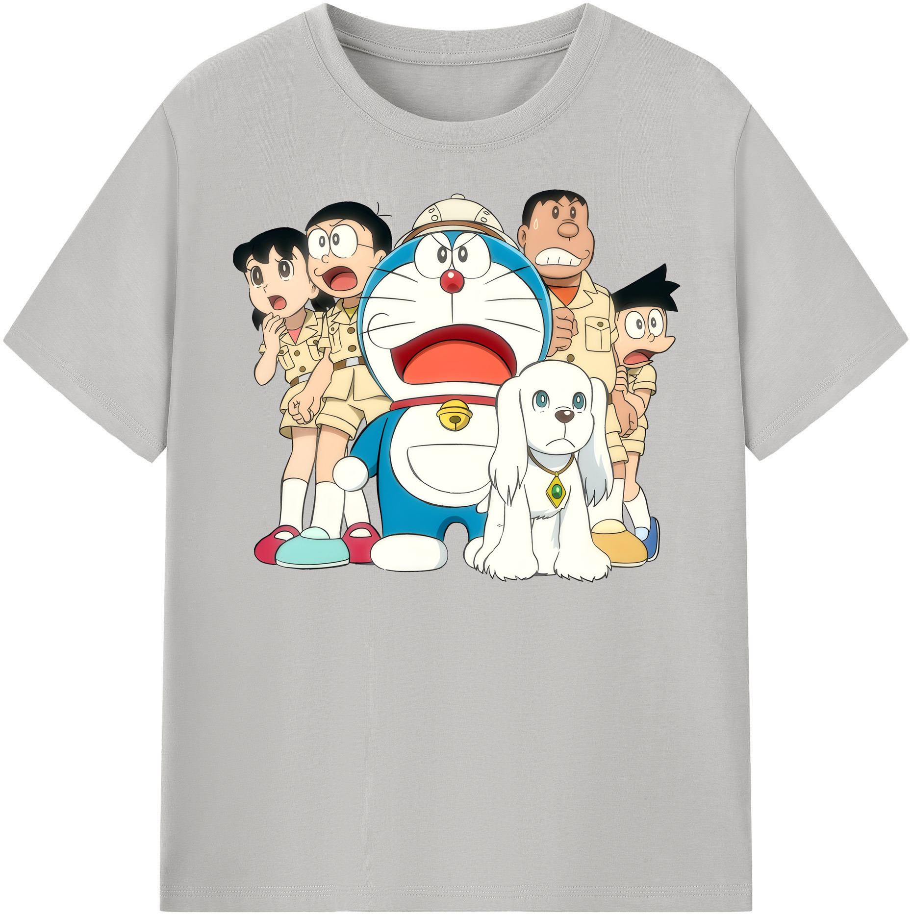 （画像用） ドラえもん Doraemon 綿100％半袖Tシャツ（フロントプリント）