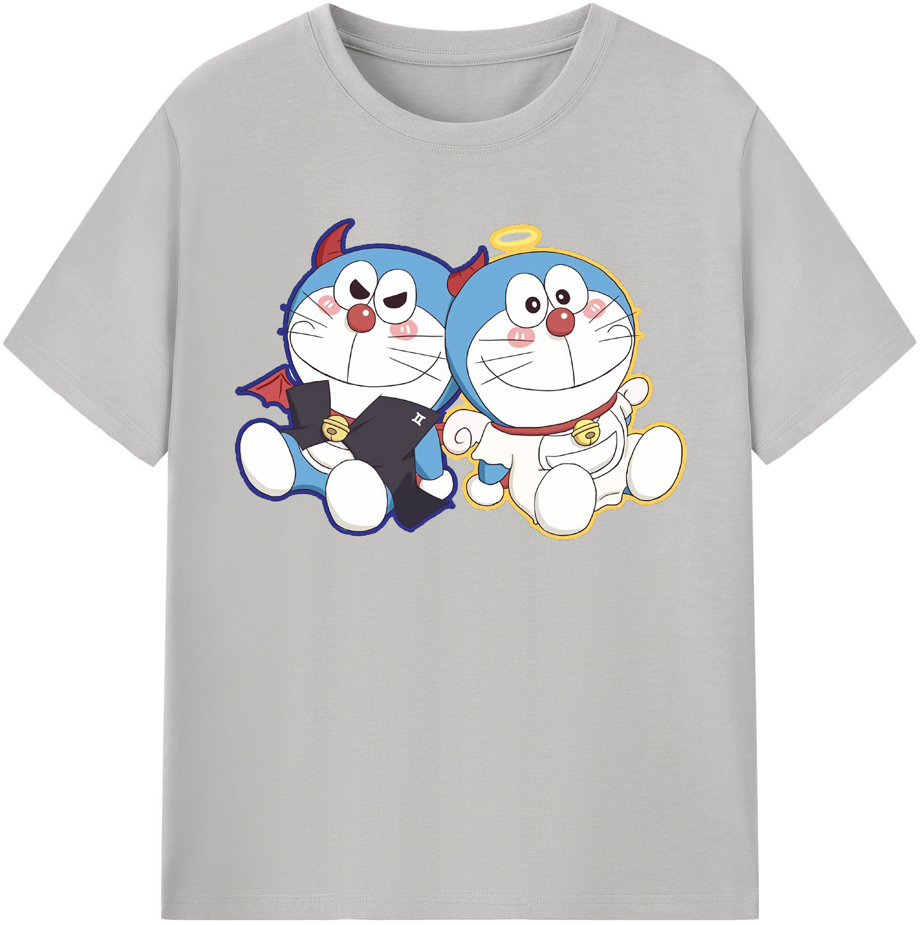 （画像用） ドラえもん Doraemon 綿100％半袖Tシャツ（フロントプリント）