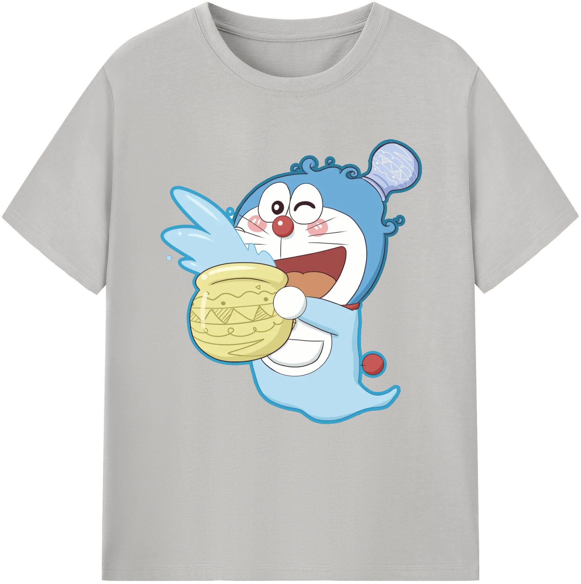 （画像用） ドラえもん Doraemon 綿100％半袖Tシャツ（フロントプリント）