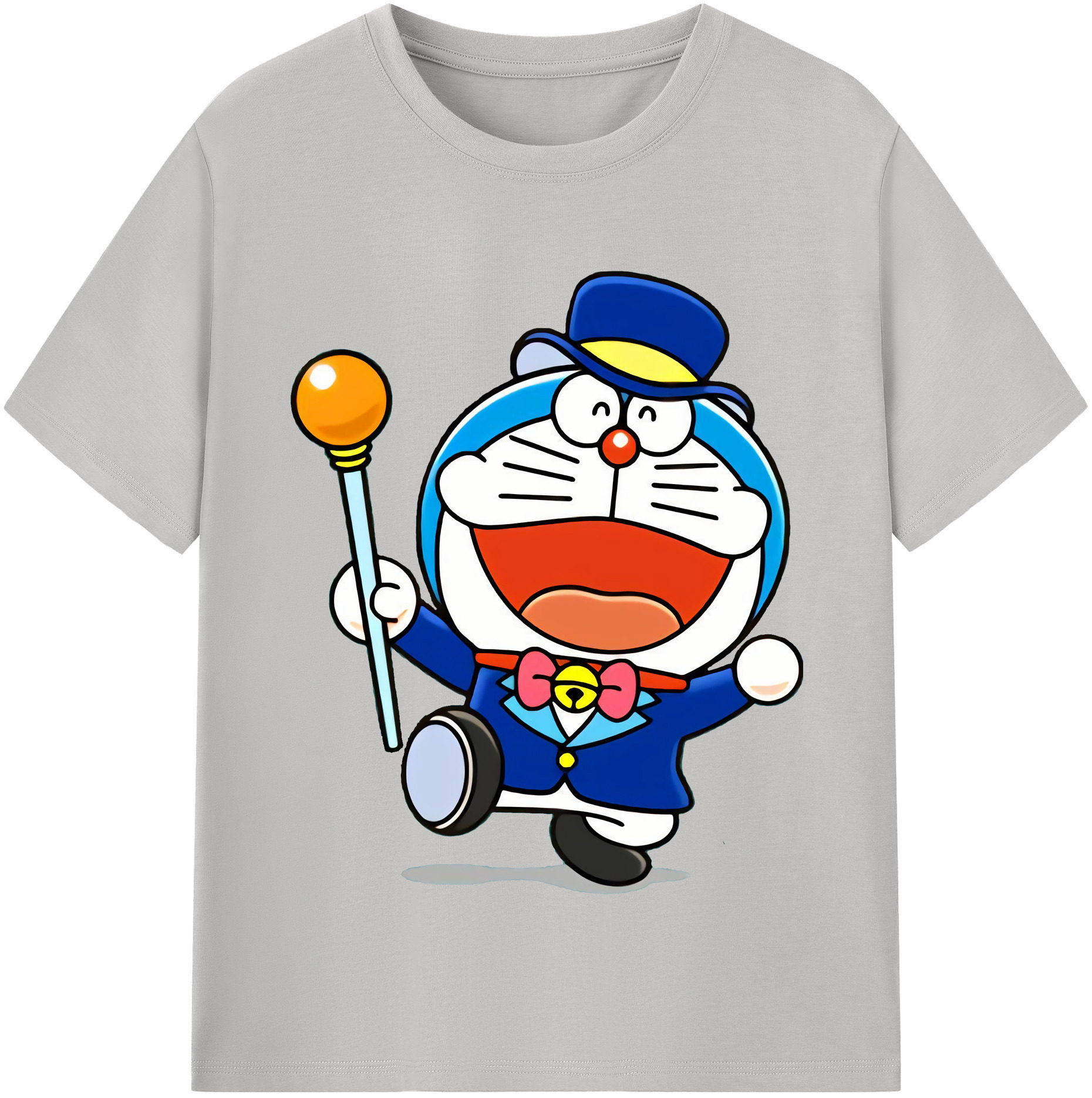 （画像用） ドラえもん Doraemon 綿100％半袖Tシャツ（フロントプリント）